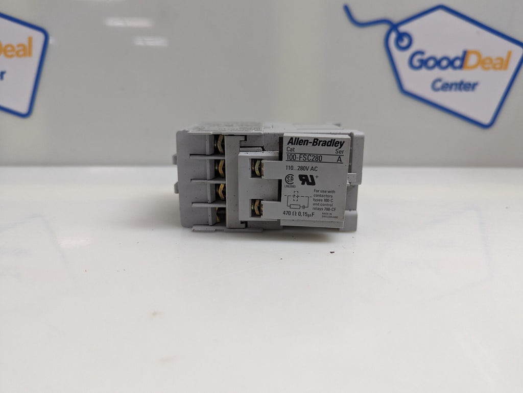 Allen-Bradley 100-C12*10 Ser A Contactor Relay+100-FSC280 Ser A Surge Suppressor2
