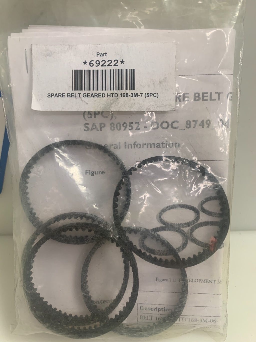 XEIKON HTD 168-3M-7 GEARED BELT 5 PER BAG