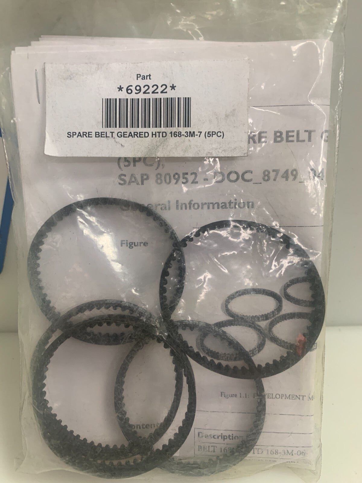 XEIKON HTD 168-3M-7 GEARED BELT 5 PER BAG