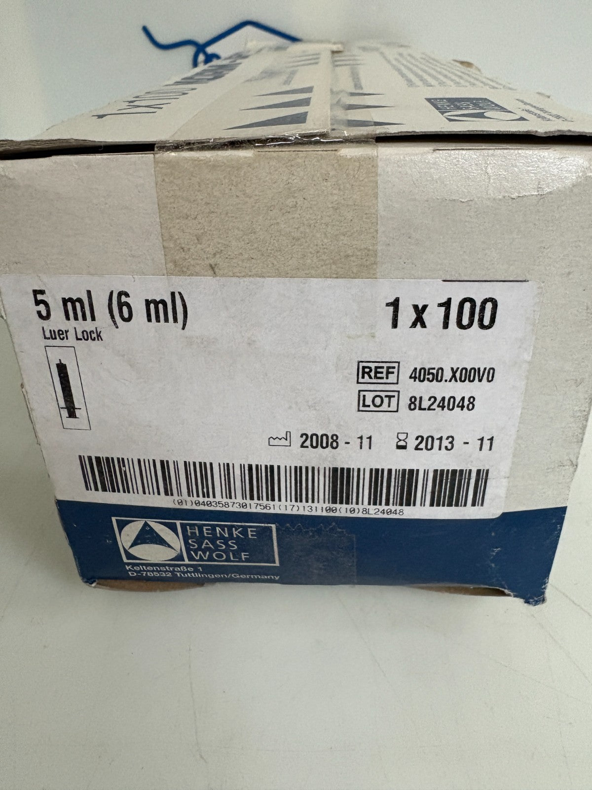 HENKE SASS WOLF 5ML (6ML) LUER LOCK #4050X00V0 100 PER BOX2