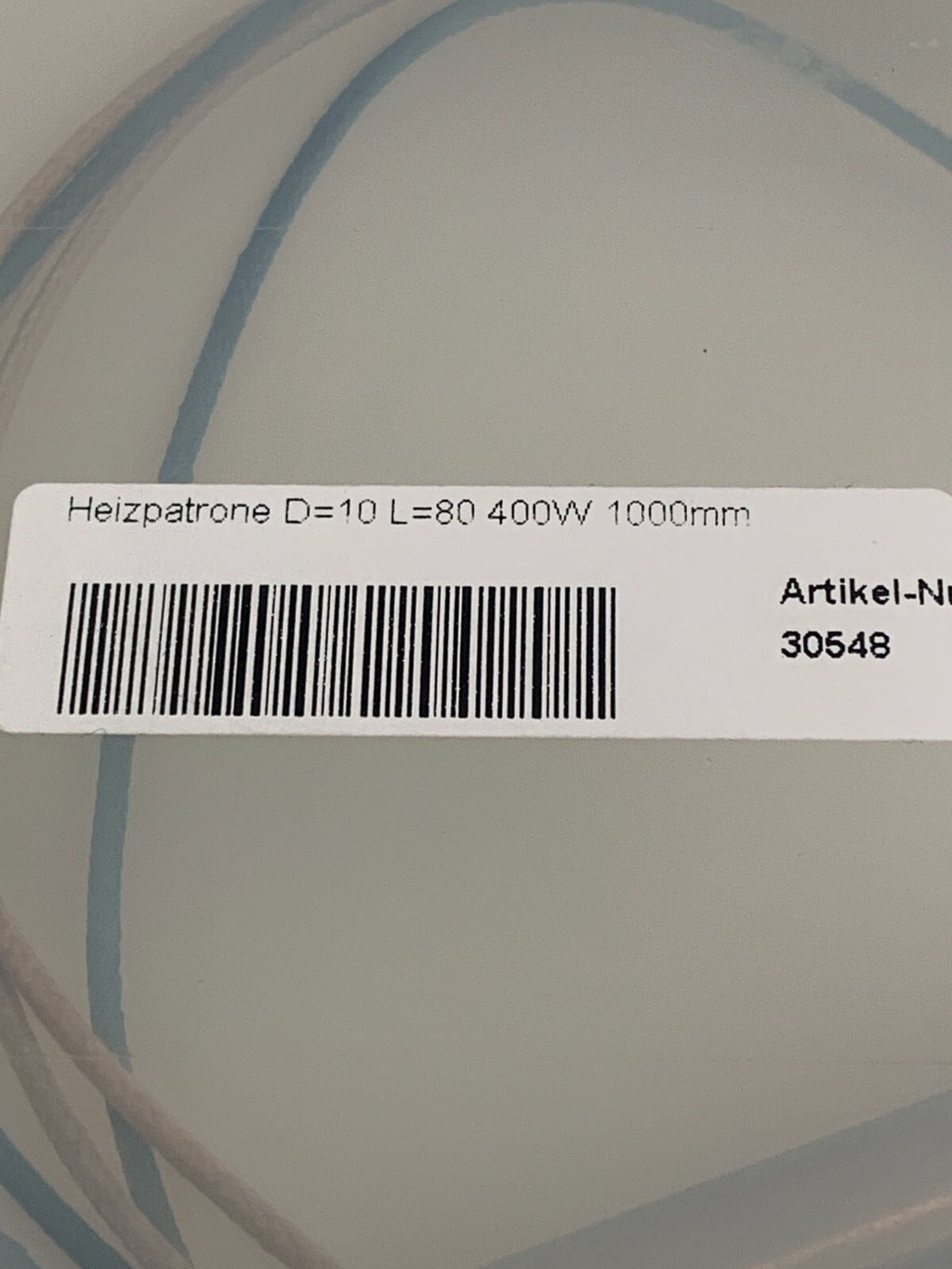 LOT OF 2 RENFER HEATING ELEMENT 400W 1000MM #305482