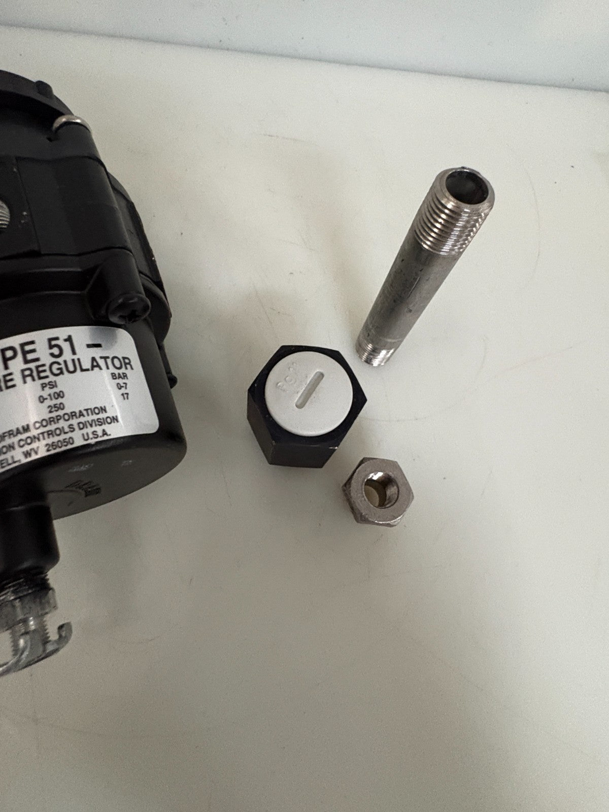 MARSH BELLOFRAM PRESSURE REGULATOR 0-100PSIG 962-173-1002