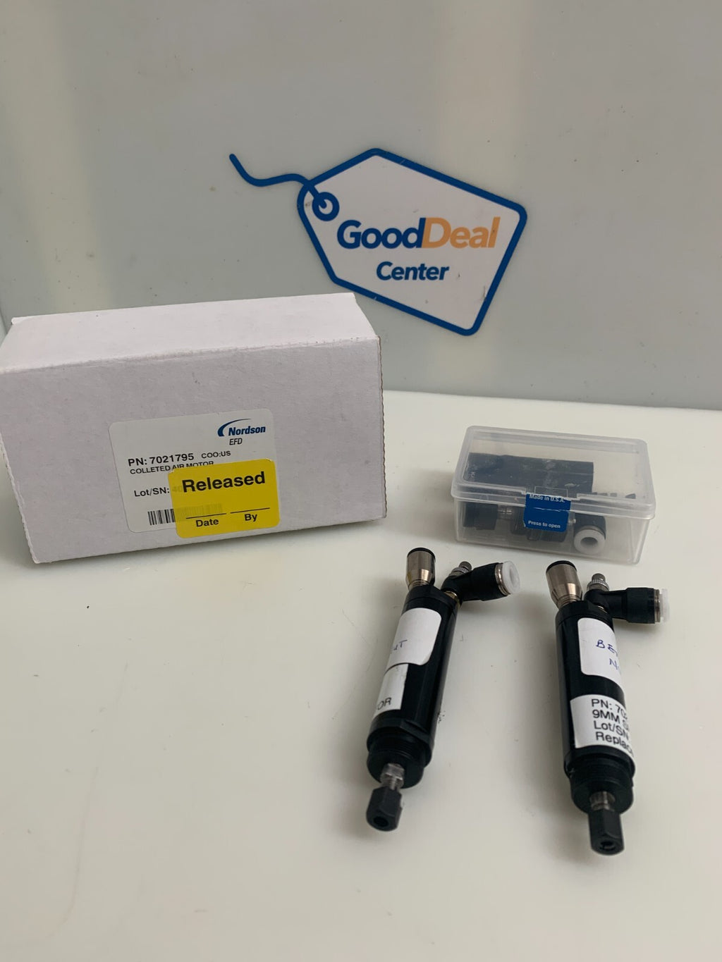 NORDSON   Colleted Air Moter  w/parts  7021795  (Lot of 2)