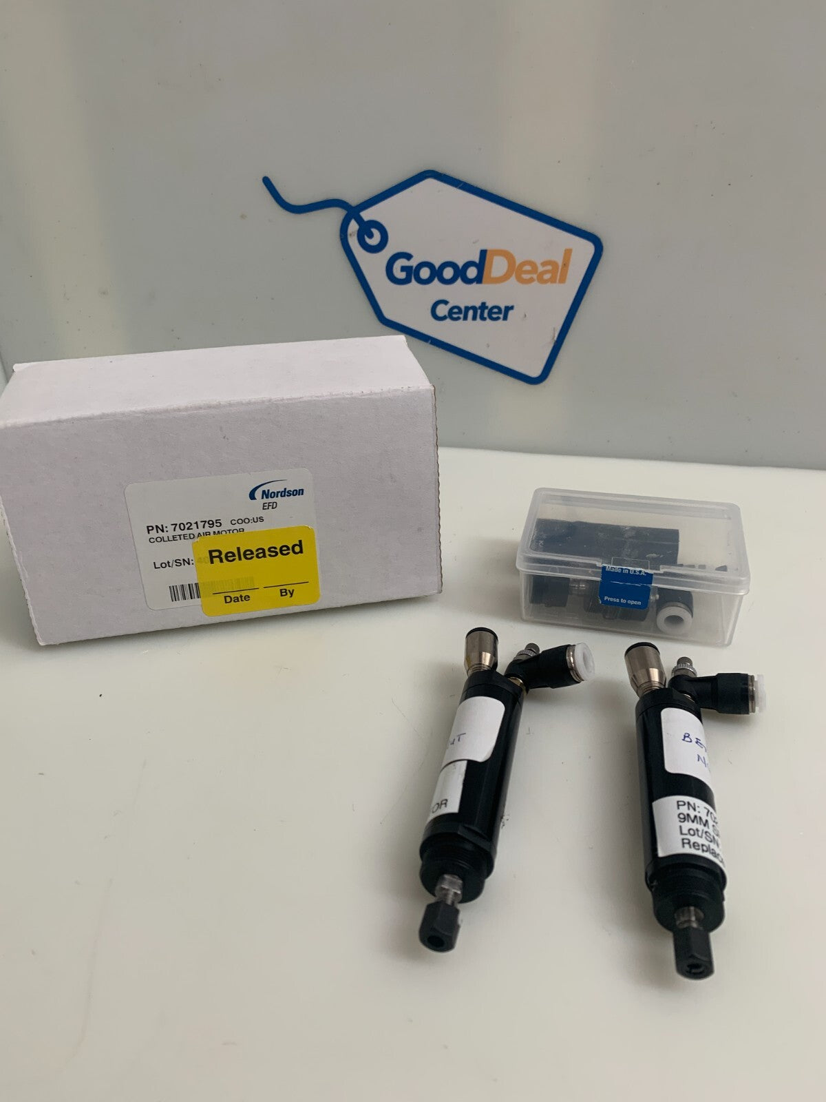 NORDSON   Colleted Air Moter  w/parts  7021795  (Lot of 2)