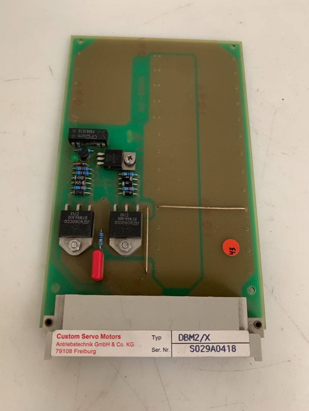 SIEMENS DYNAMIC BRAKE AXIS BOARD 302849-01 T2