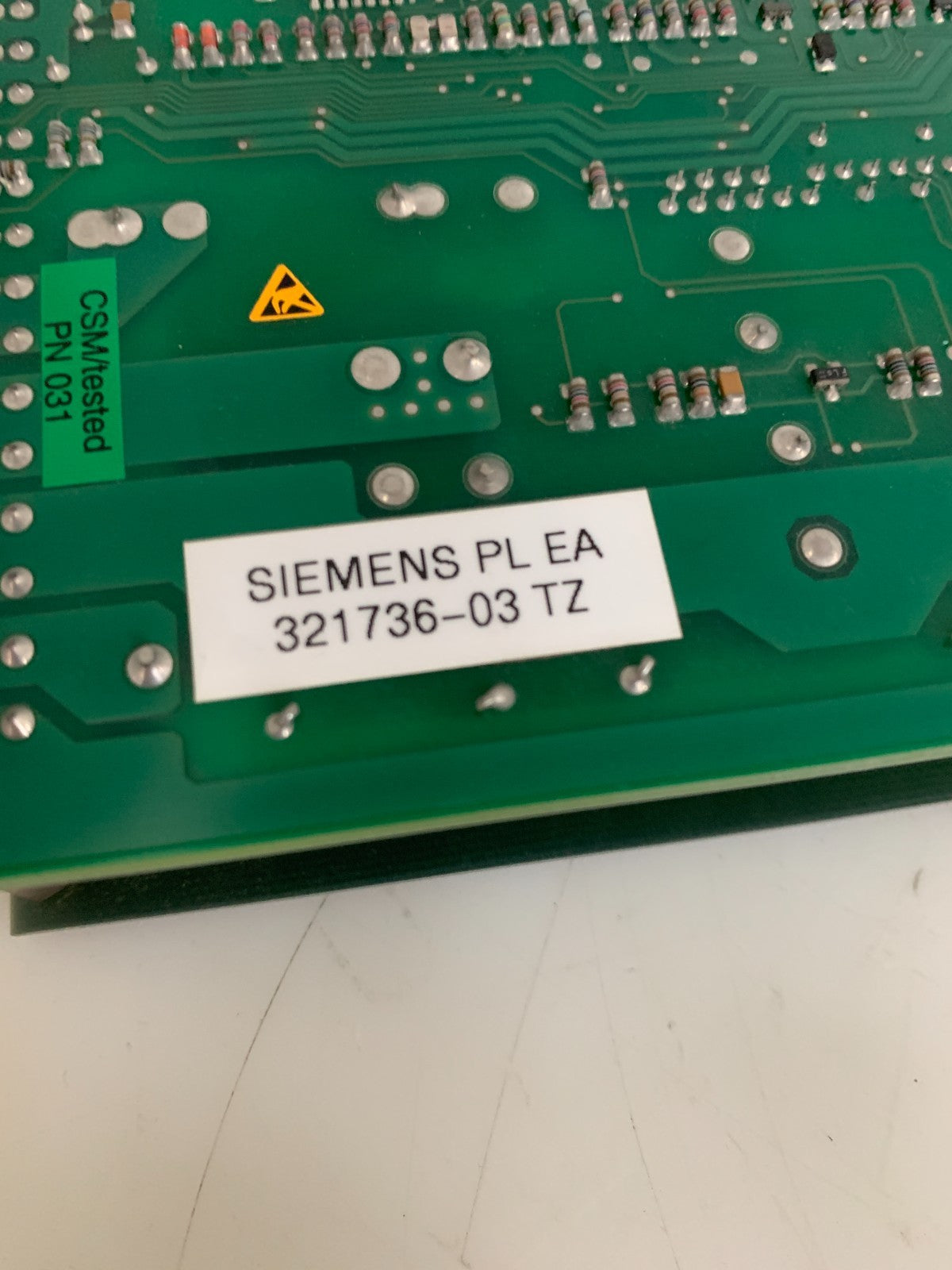 SIEMENS SERVO AMPLIFIER TBS BOARD 321736-03 TZ