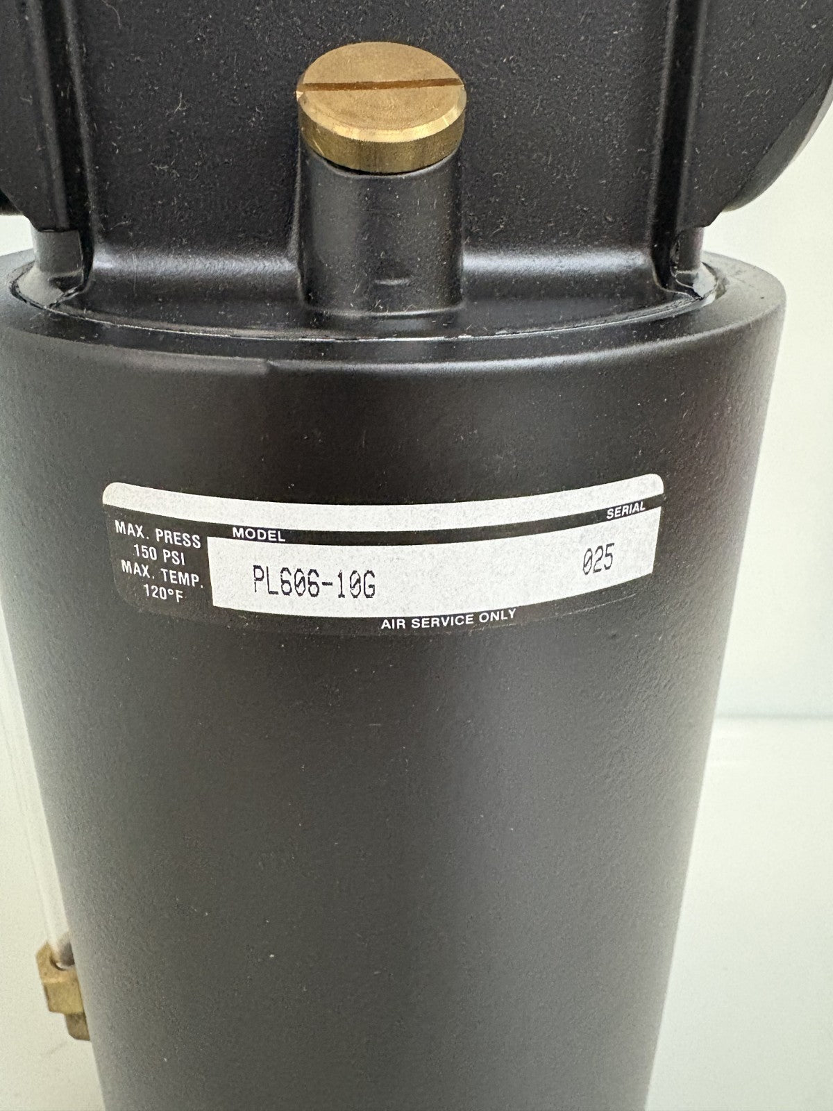 PARKER HI-FLO INLINE LUBRICATOR PL606-10G4