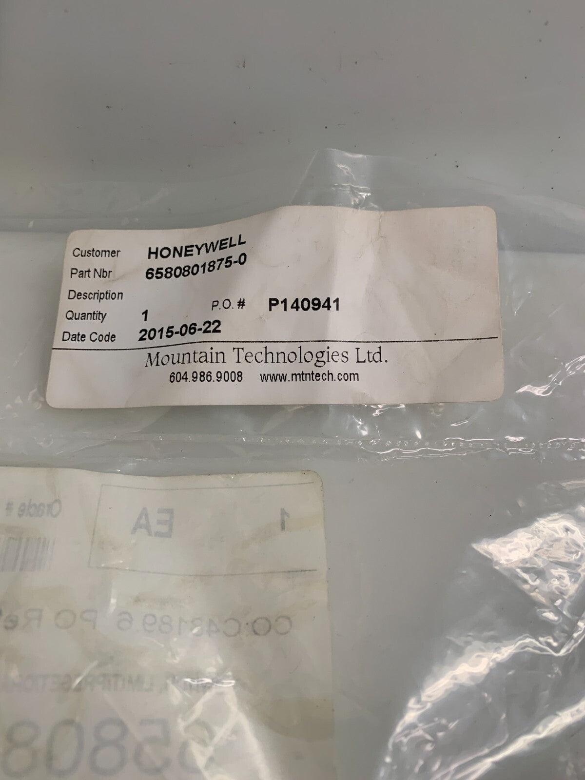 HONEYWELL PRESET /CRASH Q4000 LIMIT SWITCH 6580801875