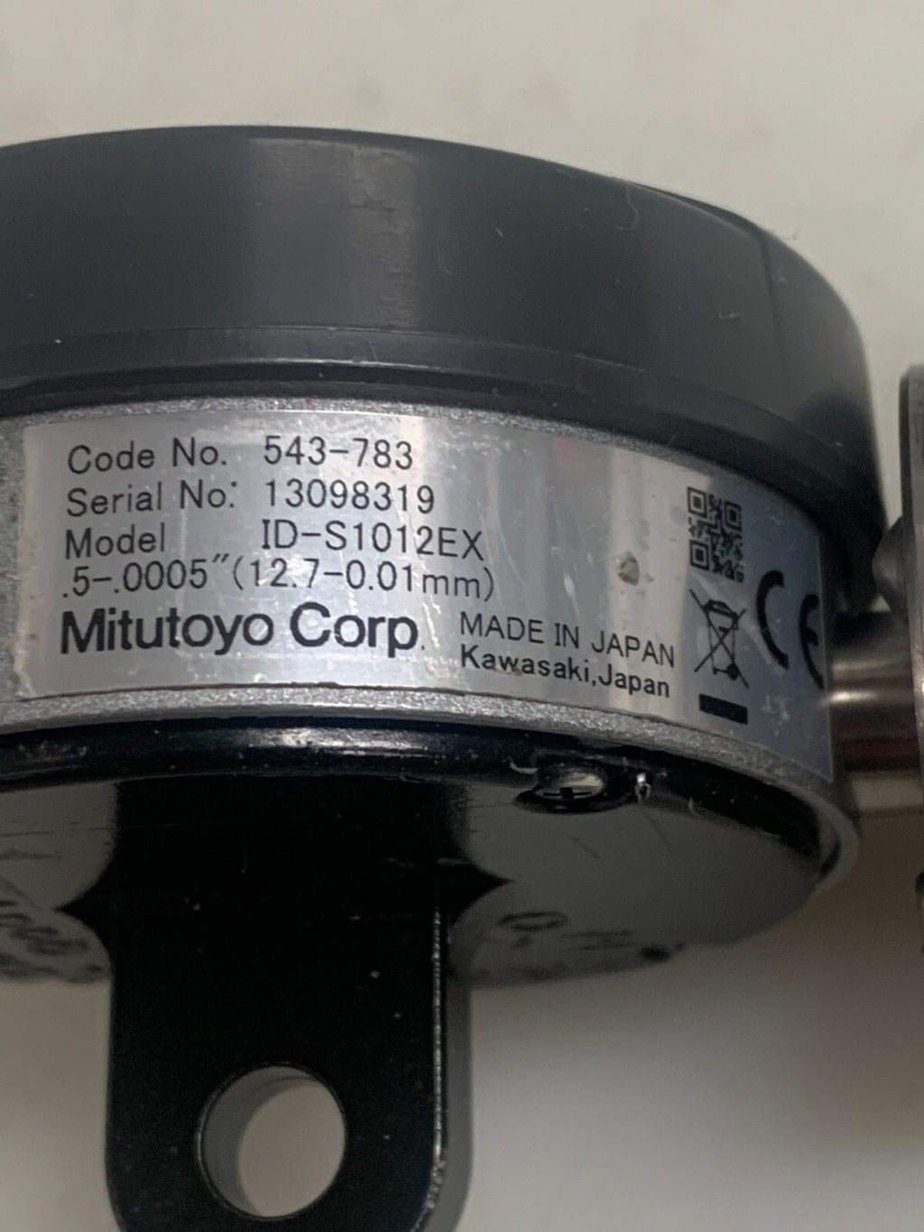 MITUTOYO ABSOLUTE DIGIMATIC TRI POD DIGITAL DIAL INDICATOR 543-763 ID-S1012EX