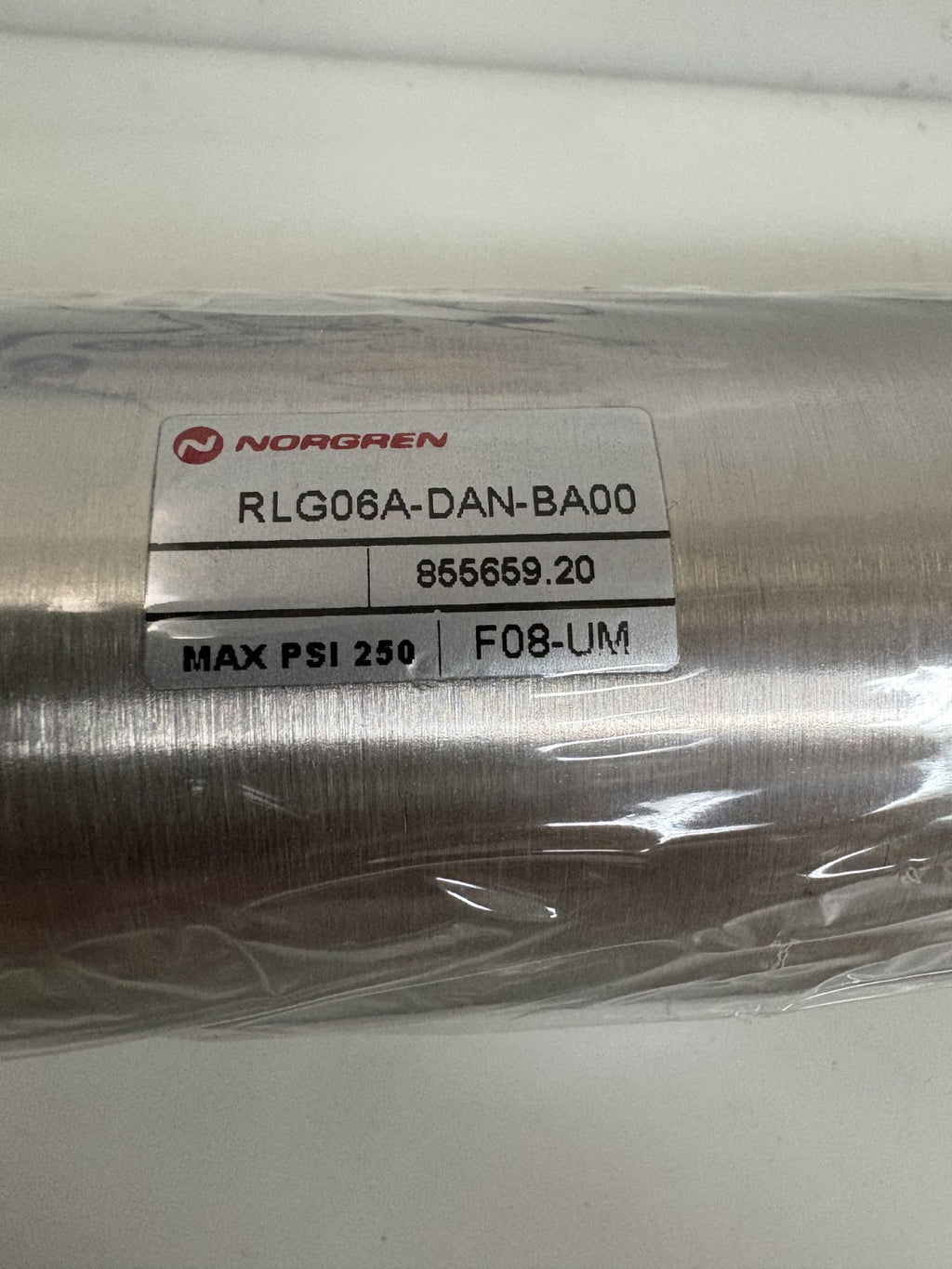 NORGREN PNEUMATIC CYLINDER RLG06A-DAN-BA001