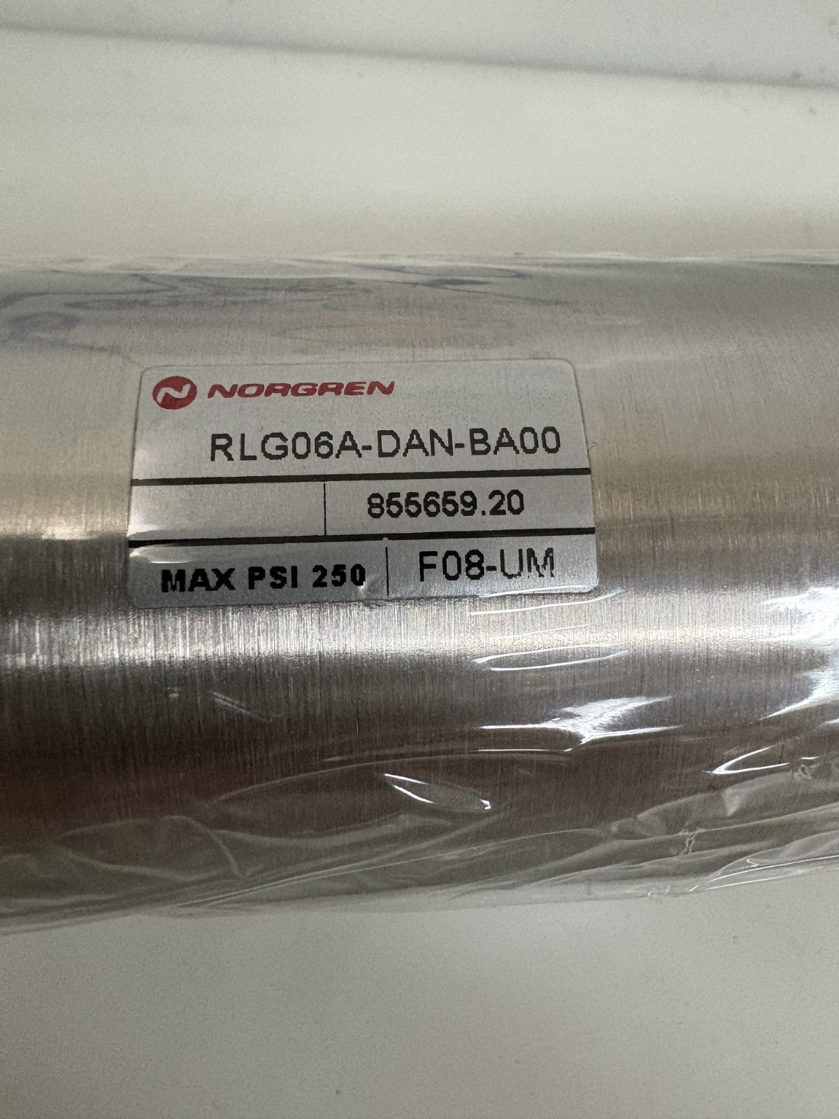 NORGREN PNEUMATIC CYLINDER RLG06A-DAN-BA001