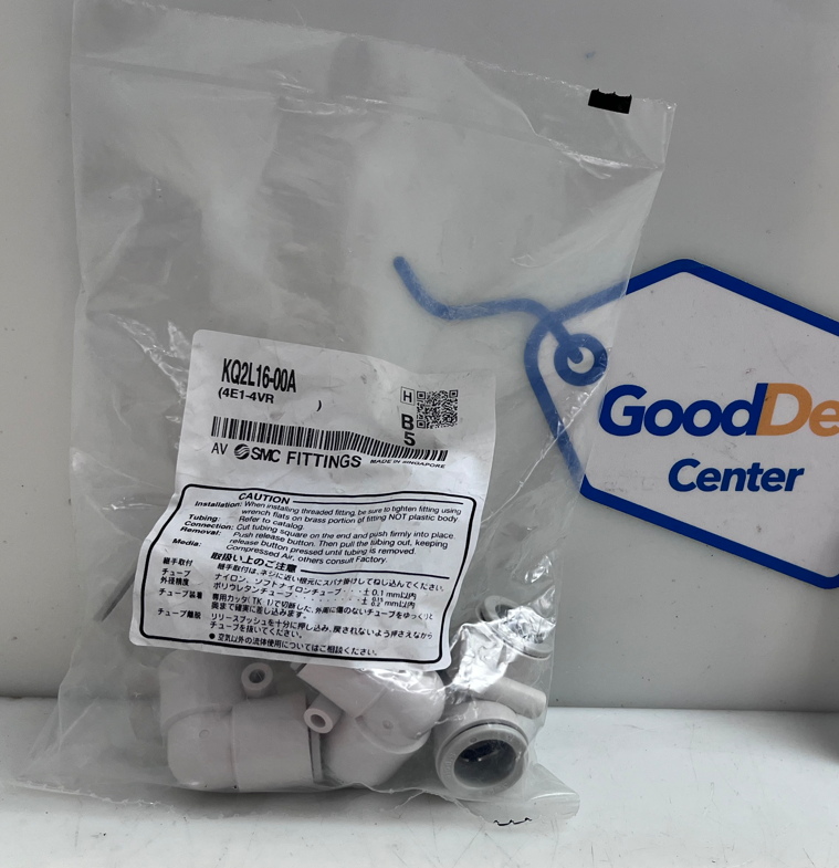 SMC KQ2L16-00A Elbow Hose Connector (Lot of 10)