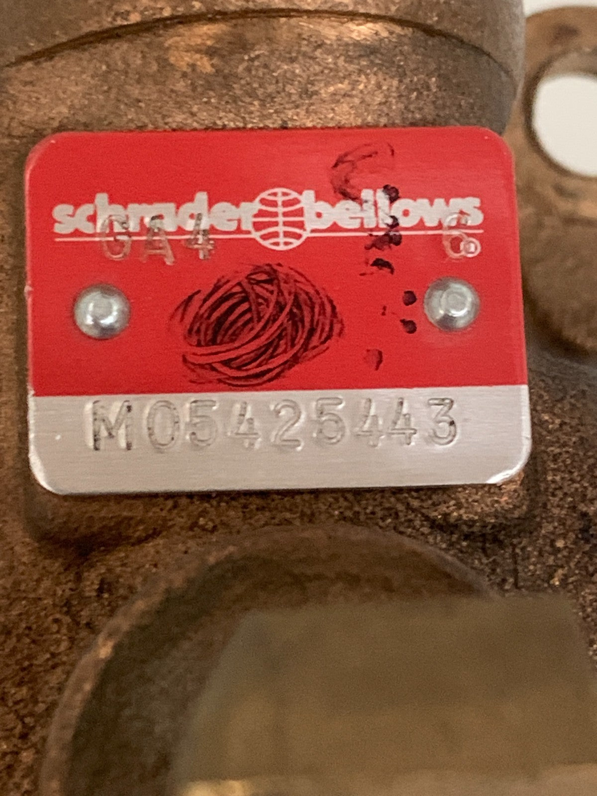 SCHRADER & BELLOWS MANUAL 4 WAY VALVE