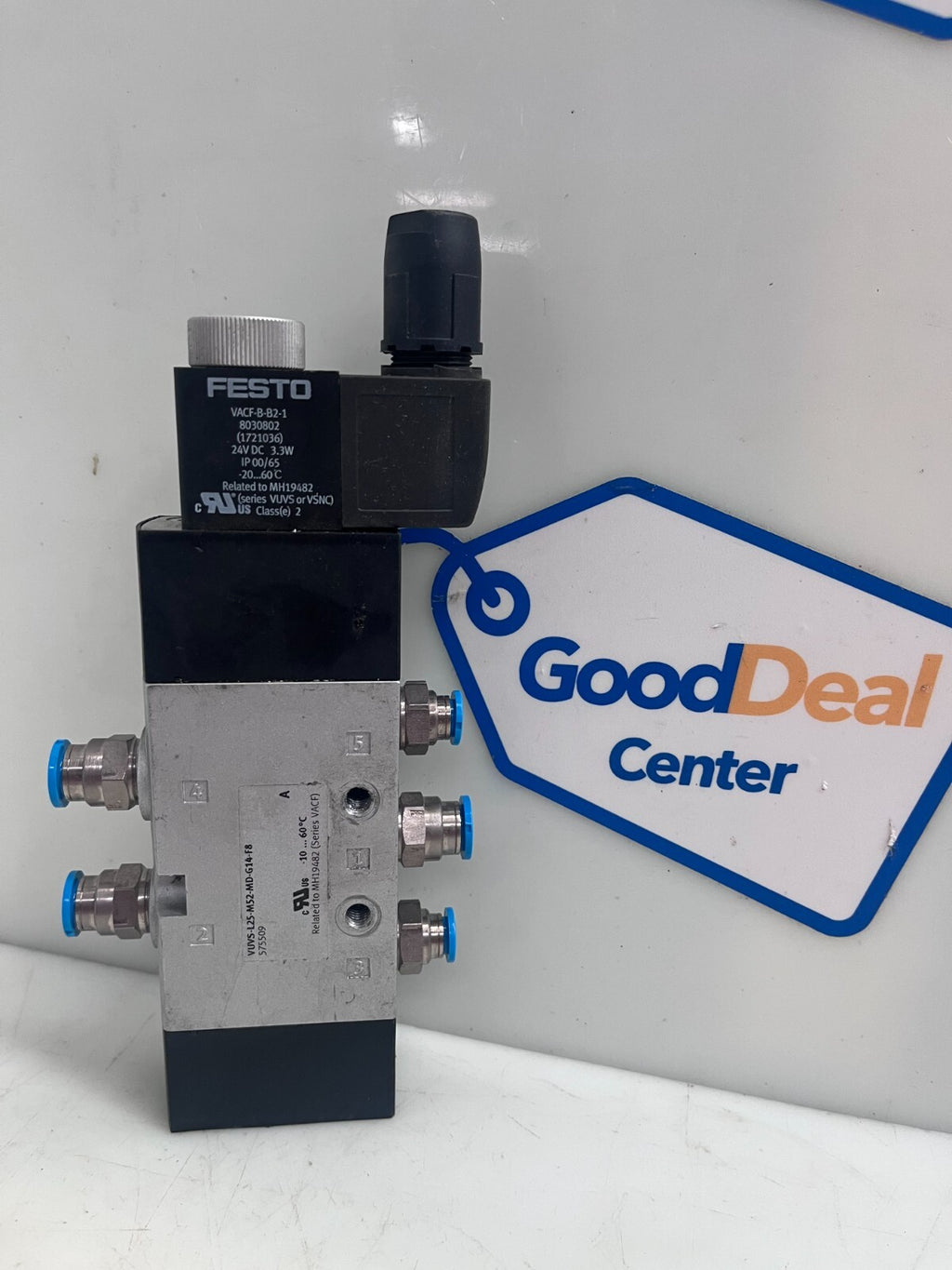 FESTO VUVS-L25-M52-MD-G14-F8 575509 Solenoid Valve w/VACF-B-B2-10