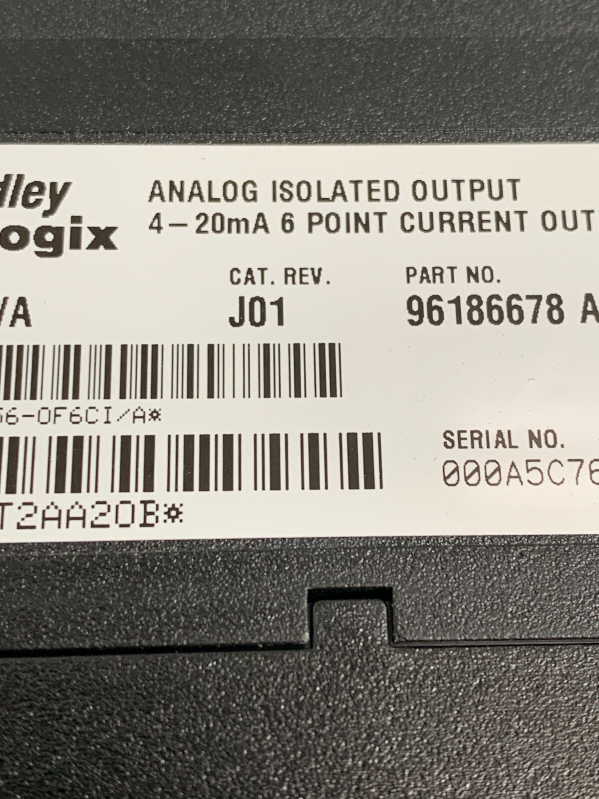 ALLEN BRADLEY / Logix   1756-OF6CI/A  Analog Isolated Output  J013