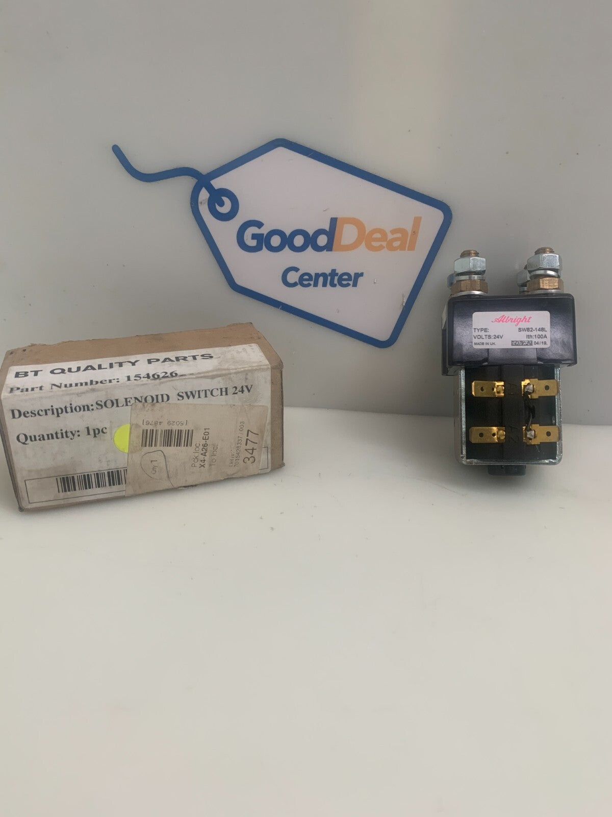 CURTIS / Albright   SW82-148L  Solenoid Switch Contactor  1546260
