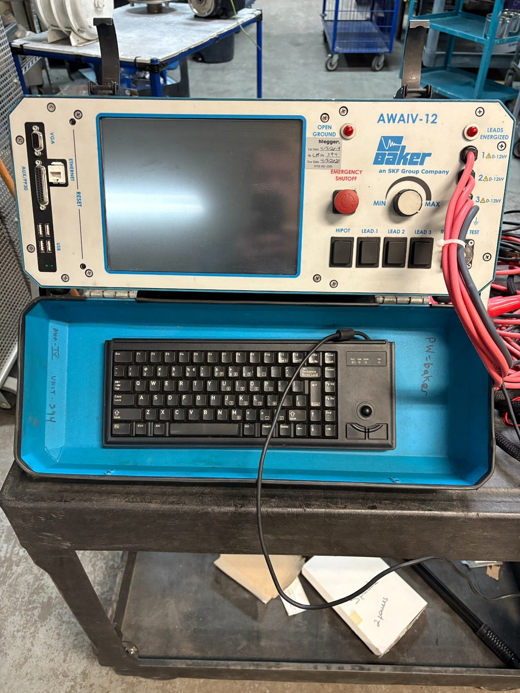 MEGGER BAKER SKF AWAIV-12 STATIC MOTOR ANALYZER0