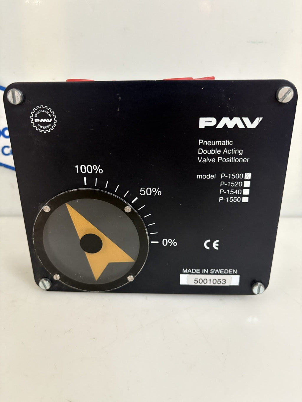 PMV PNEUMATIC DOUBLE ACTING VALVE POSITIONER P-1500