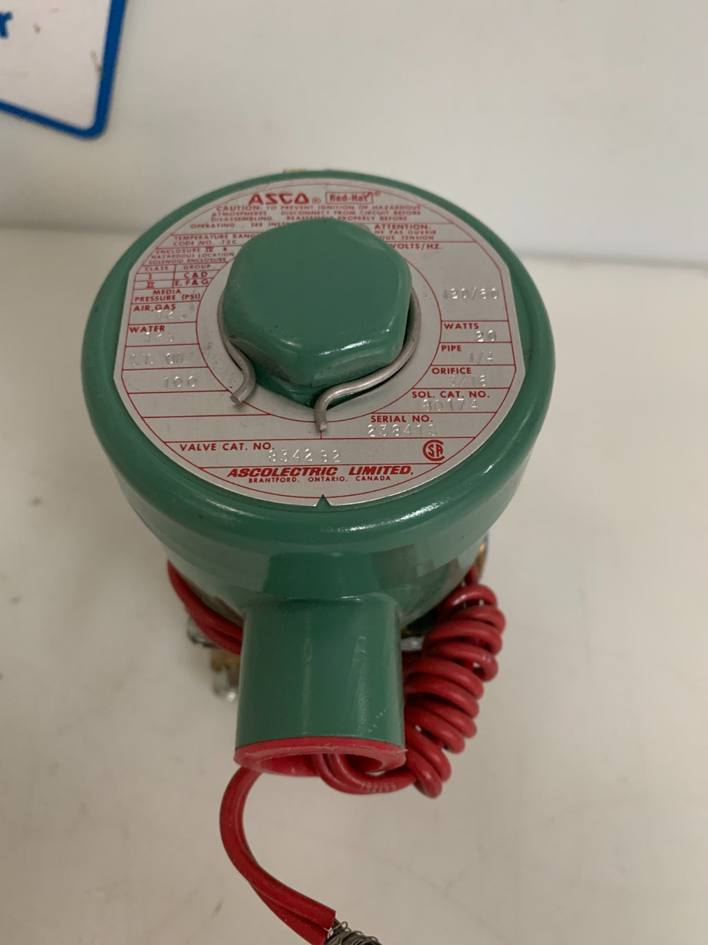 ASCO RED HAT SOLENOID VALVE 8342B2