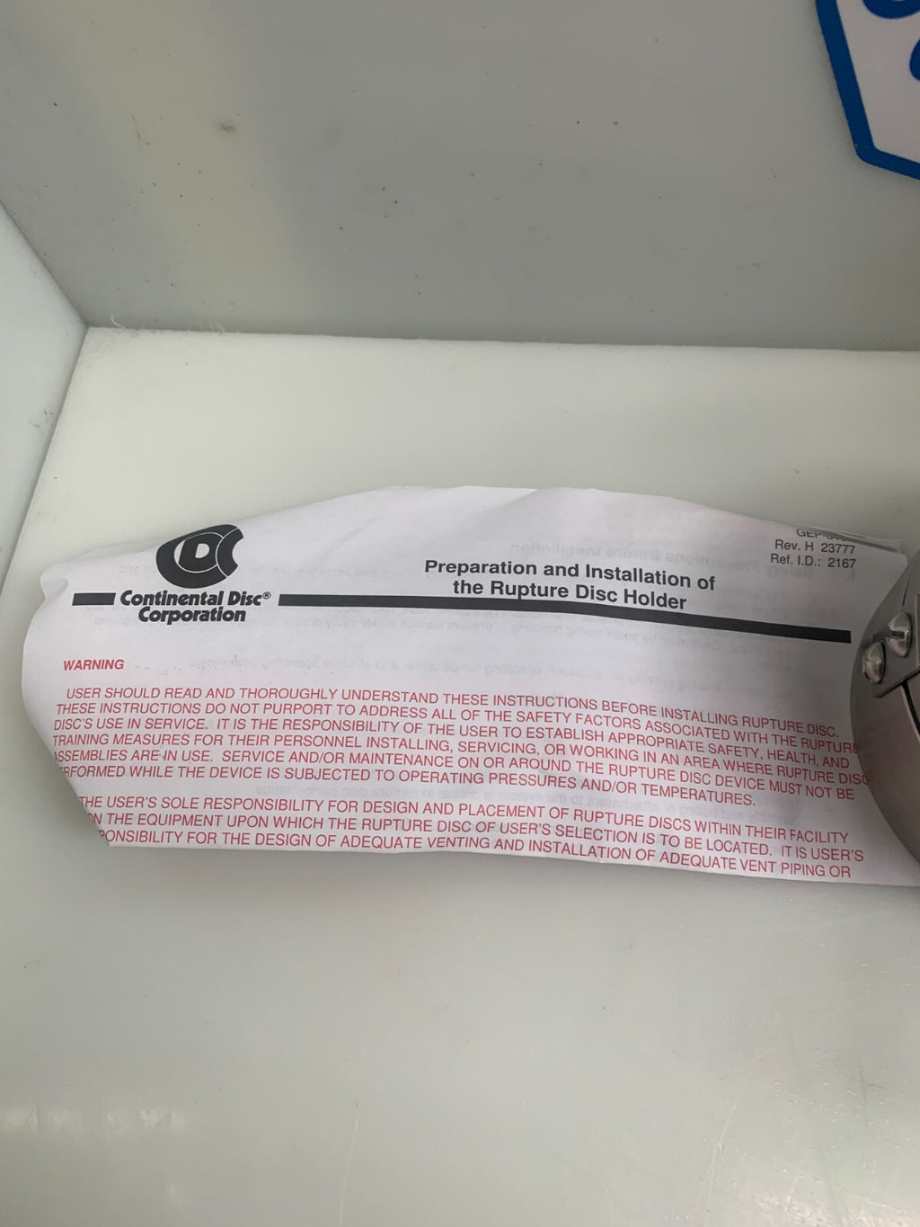 CONTINENTAL CORP   2'' Ultrx Insert Holder   150#   8228950A2