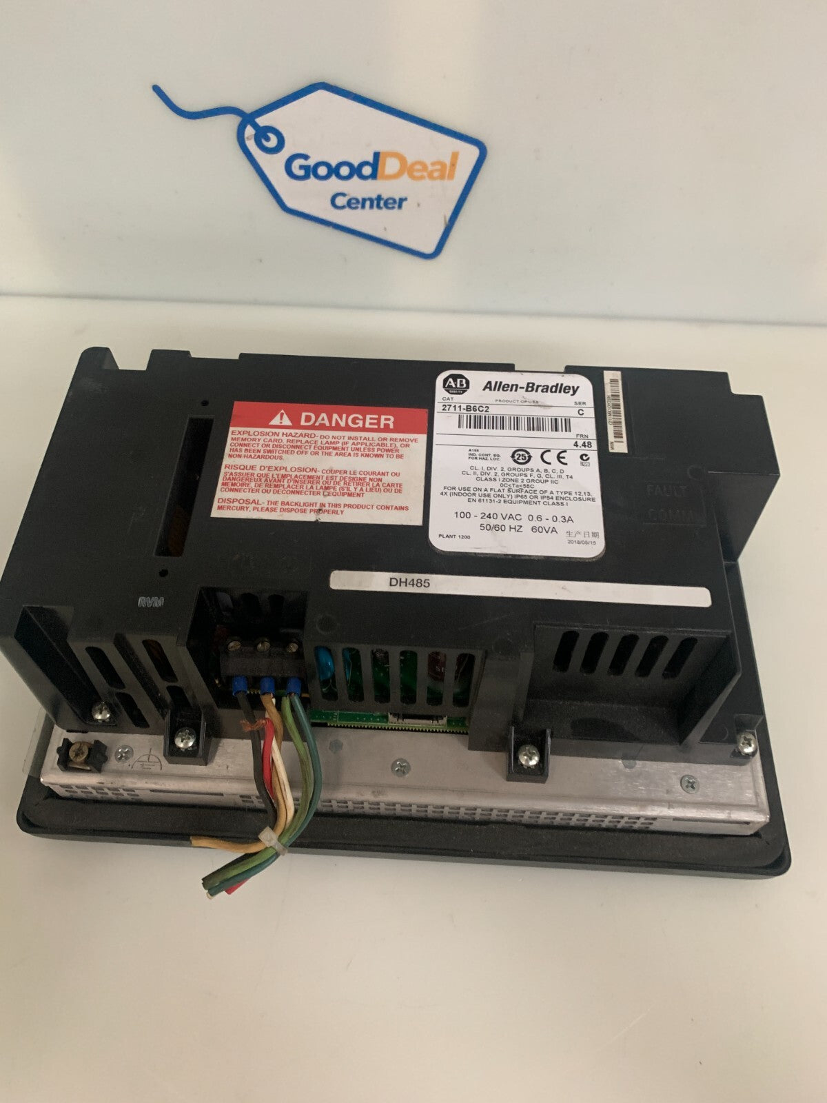 ALLEN BRADLEY PANEL VIEW 600 2711-B6C2 SER C