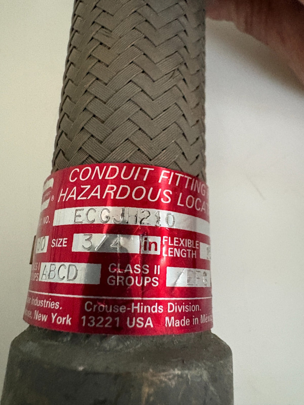 COOPER ECGJH210 3/4" FLEX BRASS COUPLING 3