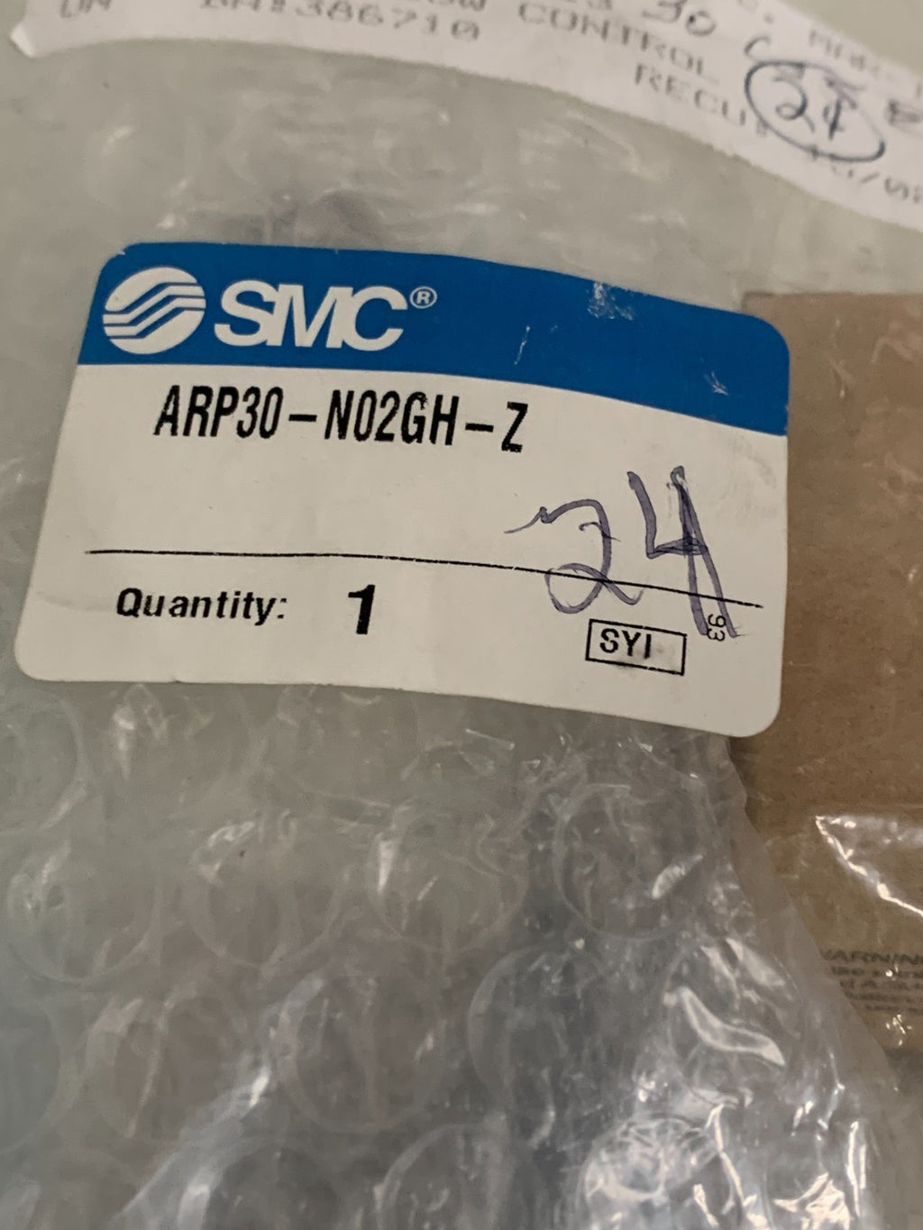 SMC HIGH/LOW CONTROL REGULATOR ARP30-NO2GH-Z