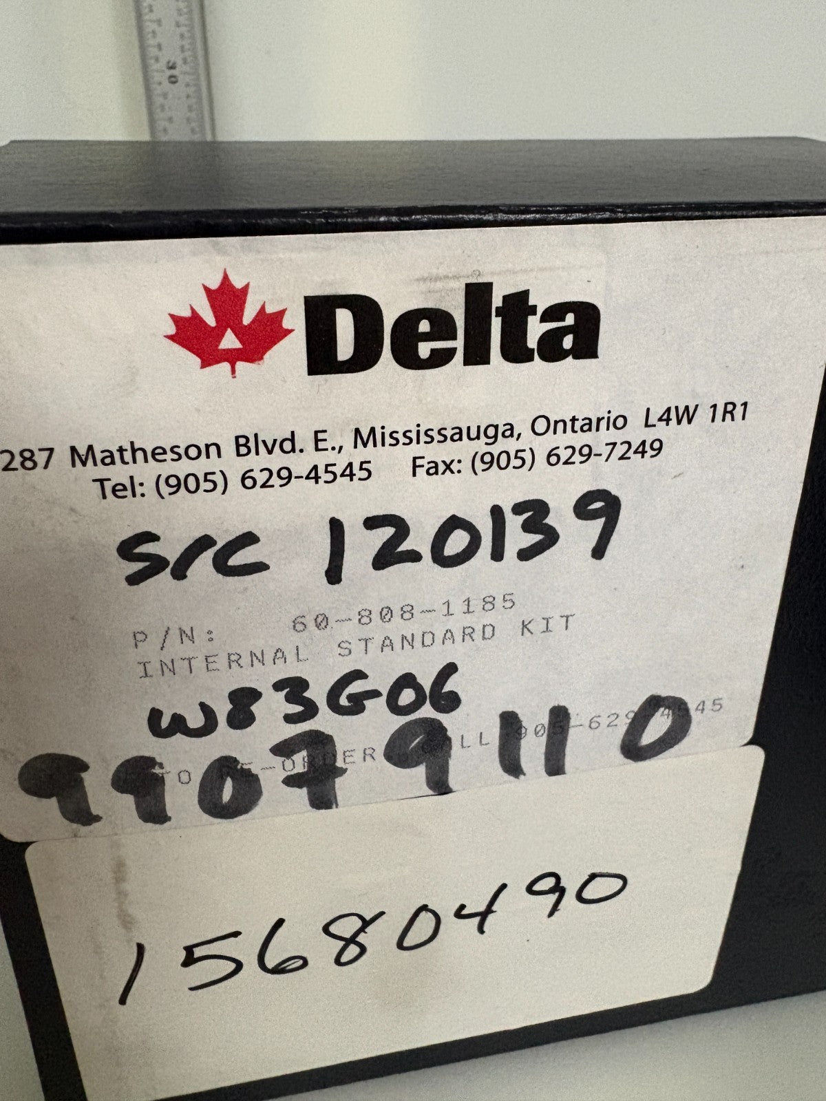 DELTA GLASS EXPANSION TRIDENT INTERNAL STANDARD KIT #60-808-11852