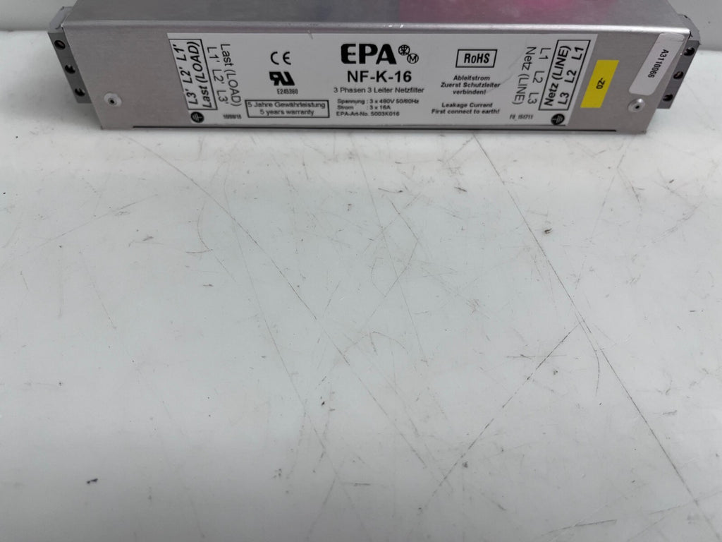 EPA NF-K-16 3 Phases Filter 5003K016