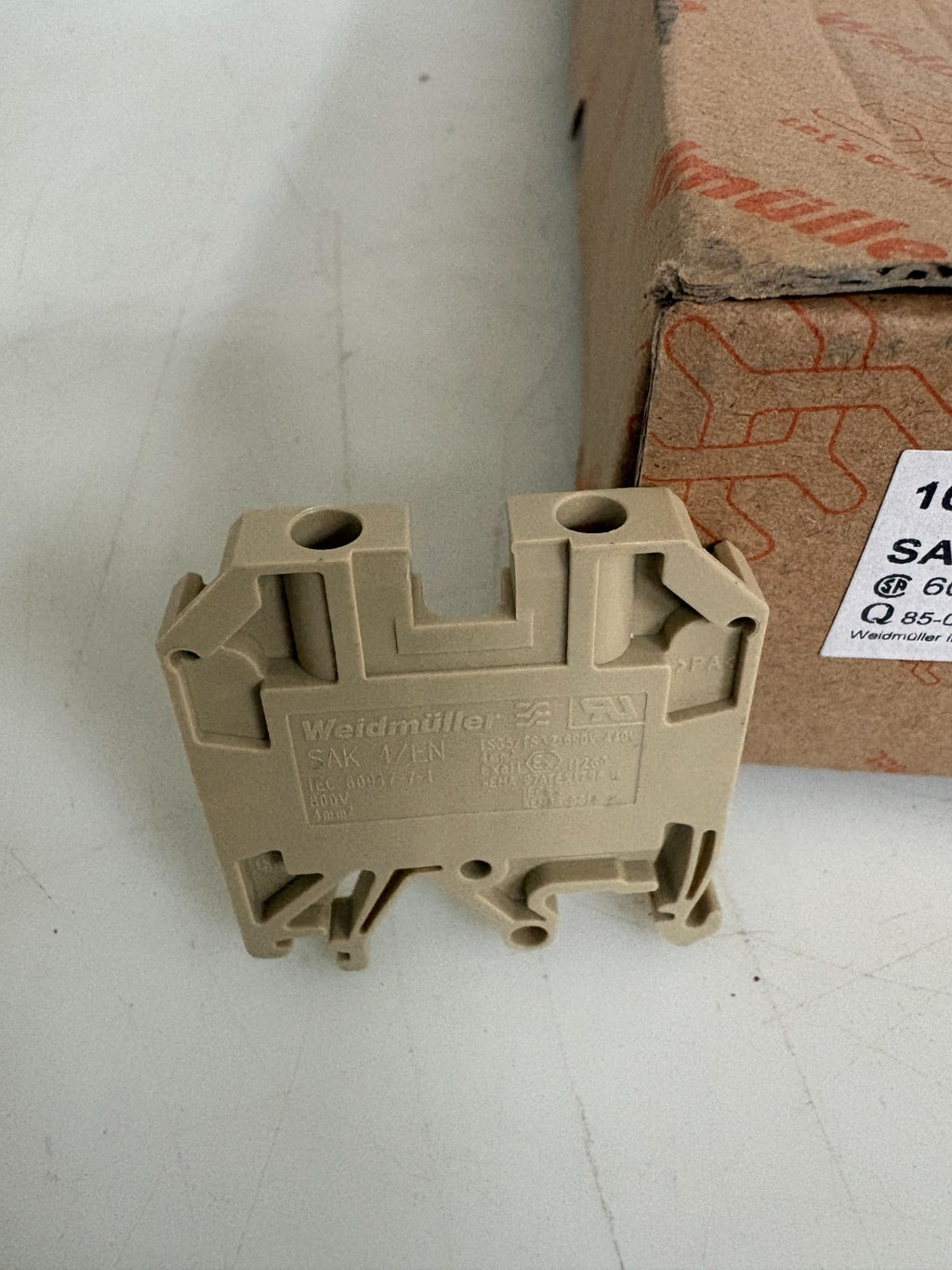 WEIDMULLER TERMINAL BLOCK SAK 4/EN 04674600002