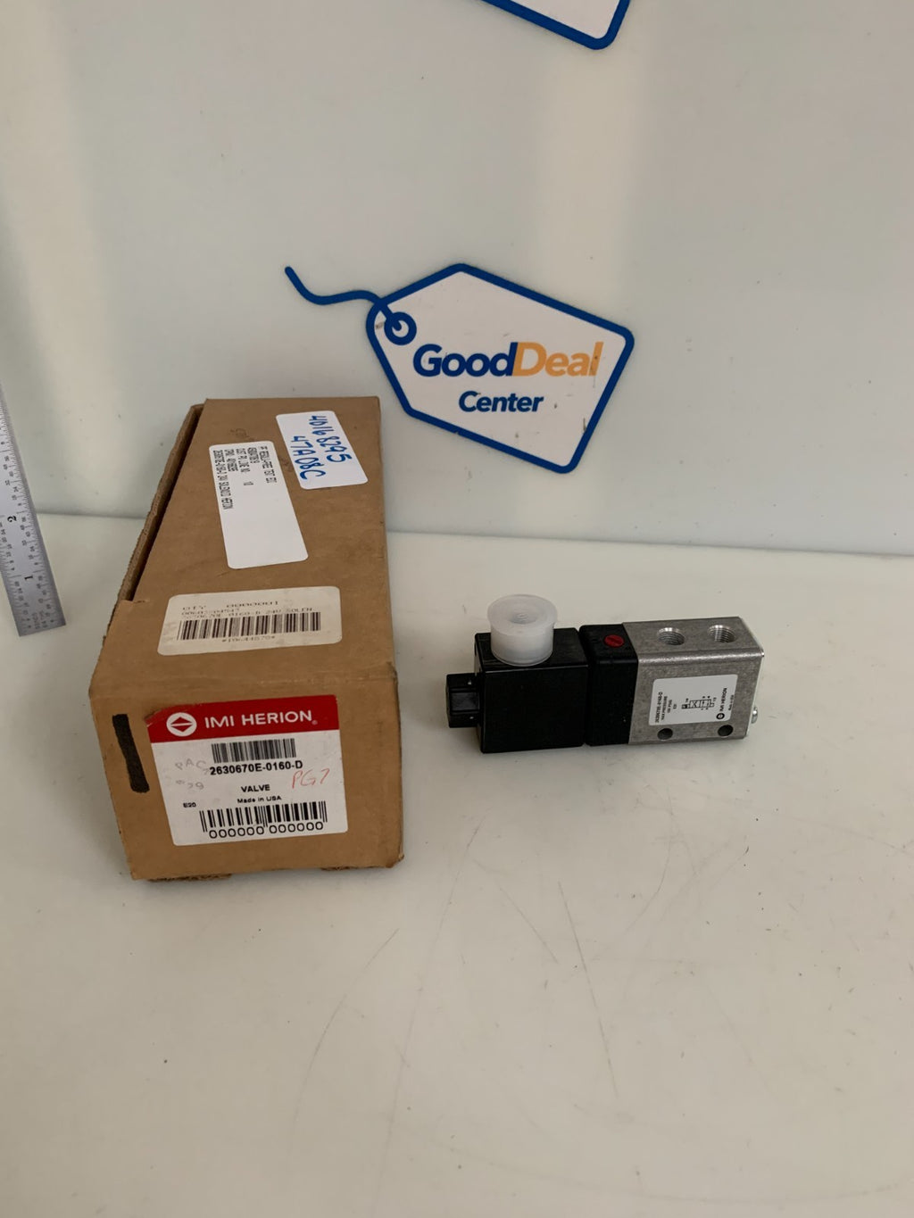 IMI HERION PNEUMATIC SOLENOID VALVE 263067OE-0160-D