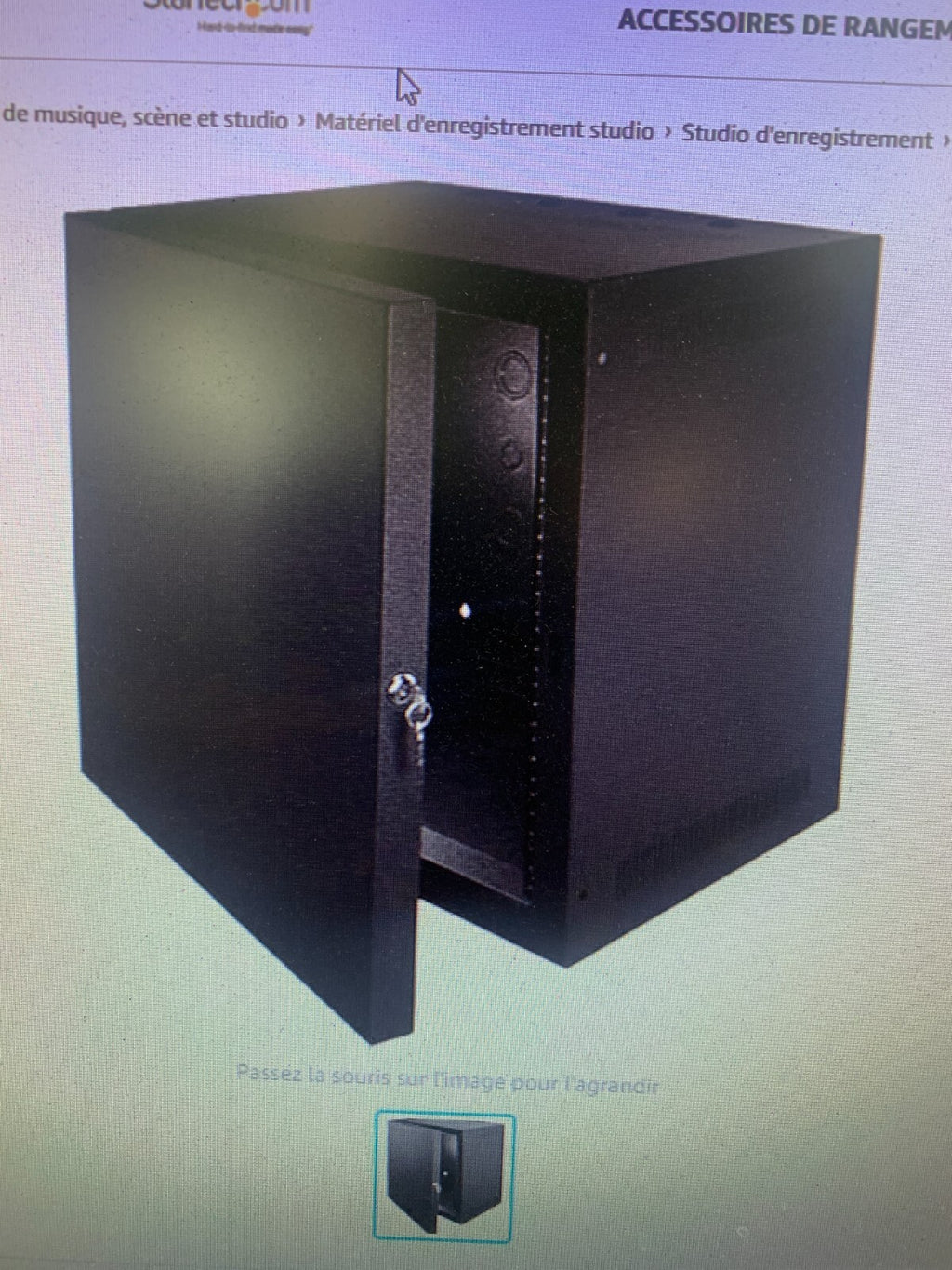 Middle Atlantic SBX-7 7SP Wall Mount rack2
