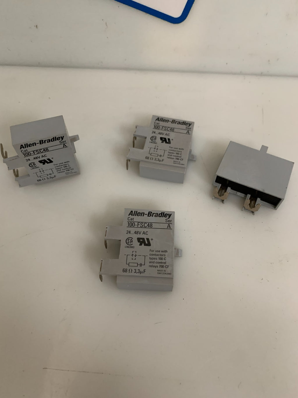 LOT OF 4 ALLEN BRADLEY SURGE SUPPRESSOR 100-FSC48 SER A