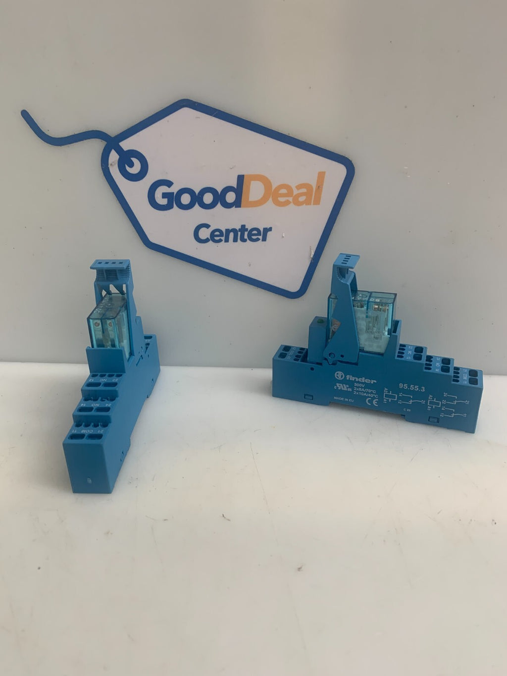 FINDER 95.55.3 Relay Socket  w/ FINDER 40.52 Relay  (Lot of 2)
