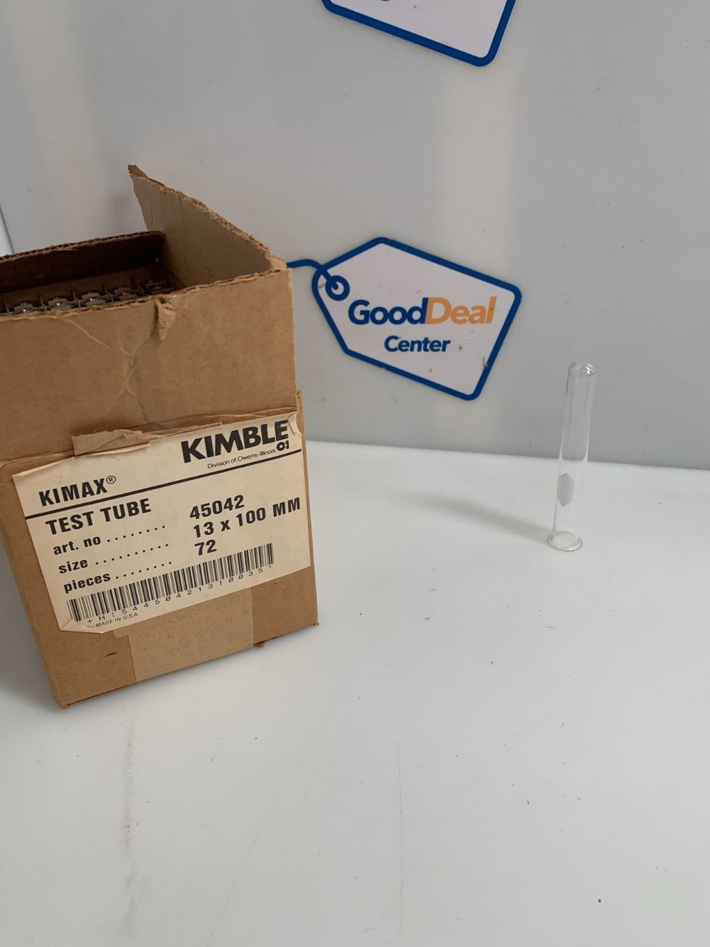 KIMBLE  Test Tube  13X100MM   #45042  (Lot of 62)