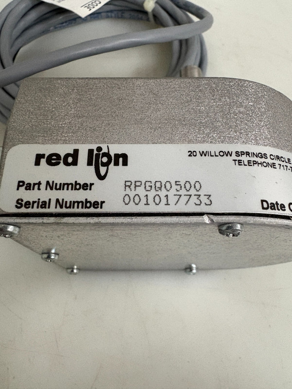 RED LION ROTARY PULSE GENERATOR ENCODER RPGQ05002