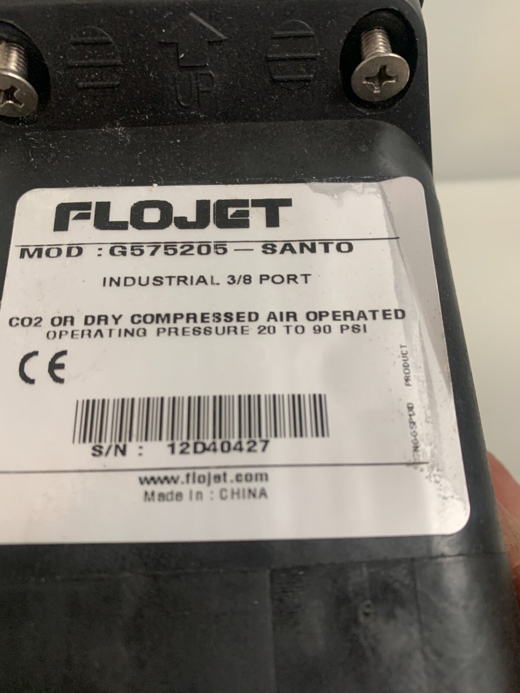 FLOJET  Undistrial 3/8 Port  Air Operated Pump  G57205-SANTO1