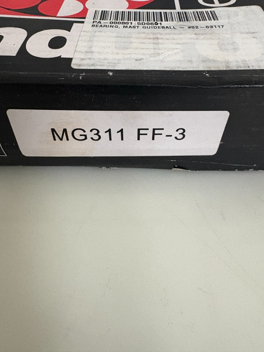 ENDURO FORKLIFT ROLLER BEARING MG311 FF-3 10/18 - 2222