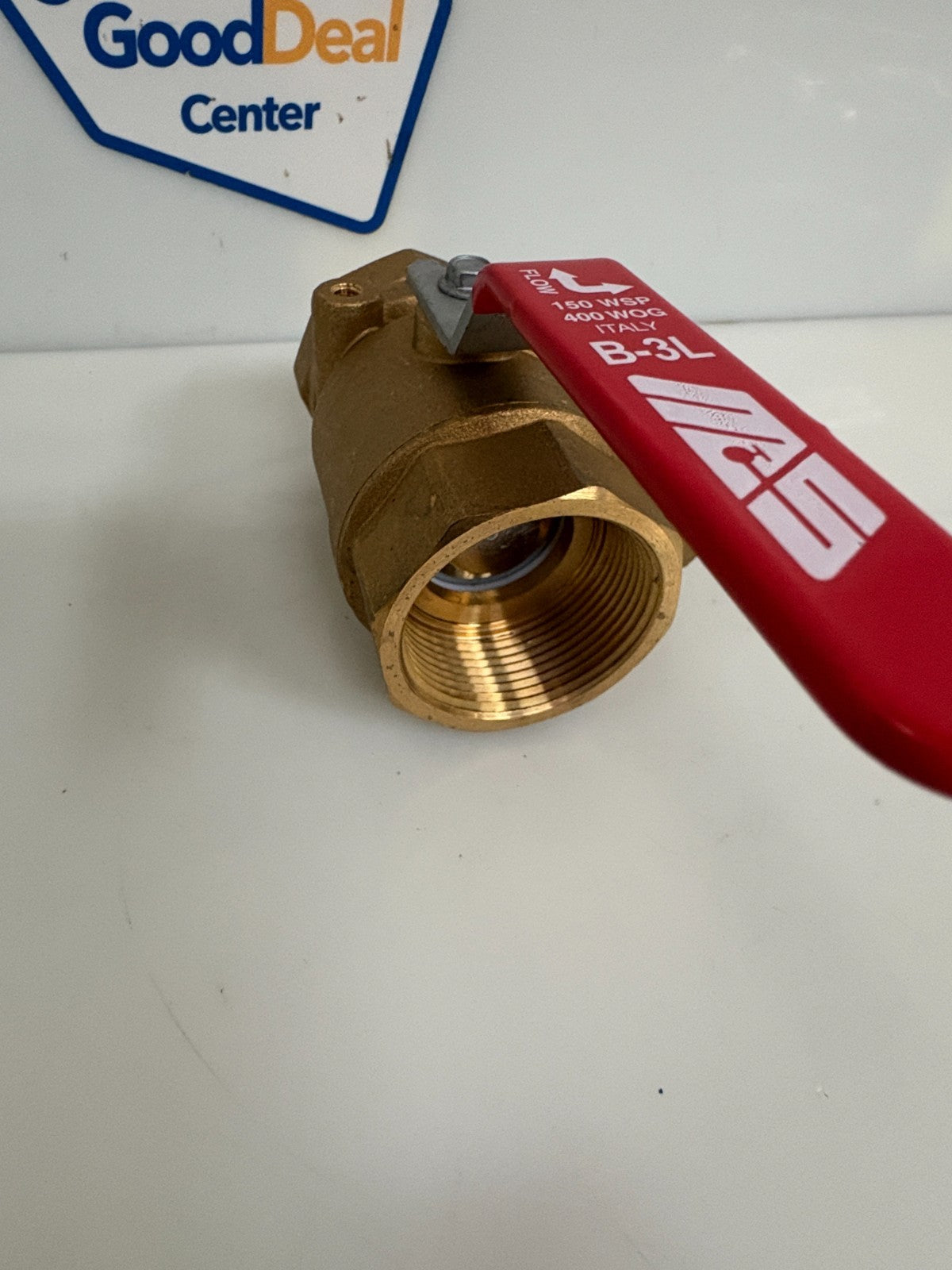 MAS 1 1/2" 3 WAY BRASS BALL VALVE B-3L