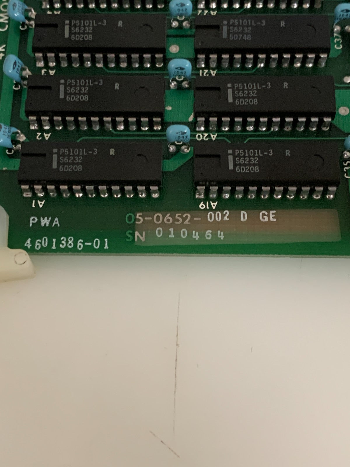 INTEL SINGLE BOARD COMPUTER CIRCUIT BOARD 05-0652-002 D GE