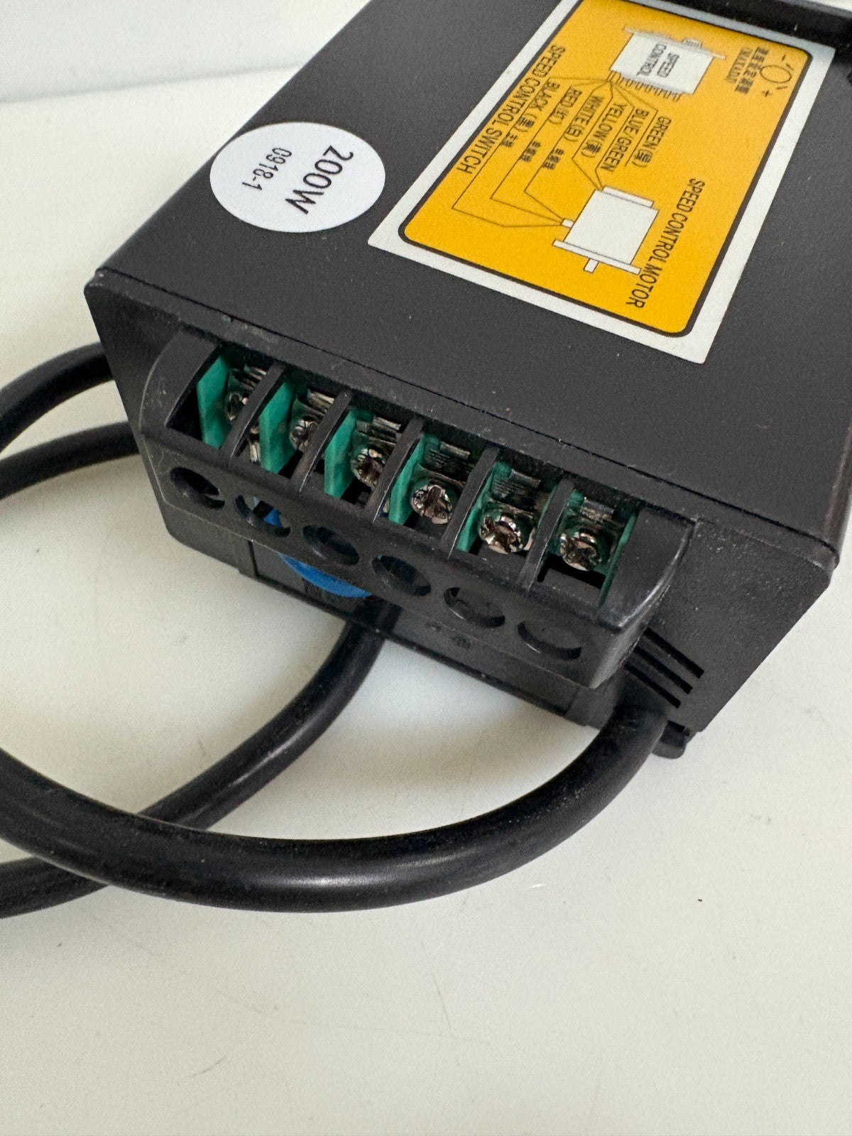 ELECTRICAL MACHINERY MOTOR SPEED CONTROL 200W