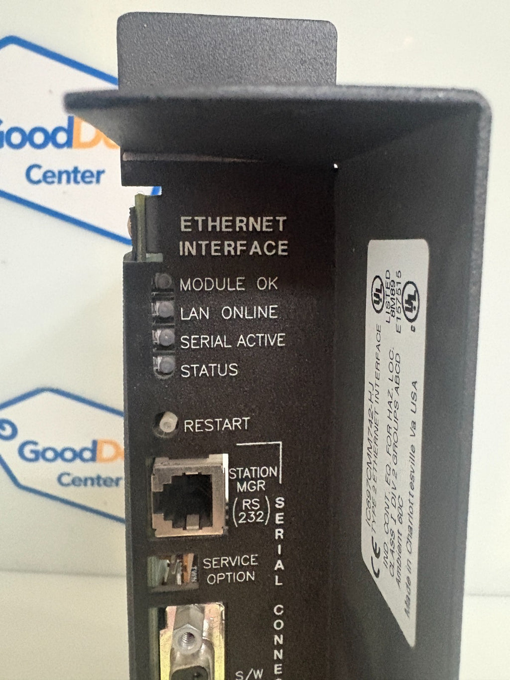 GE FANUC INTERFACE ETHERNET MODULE 44A737151-001 R04/51