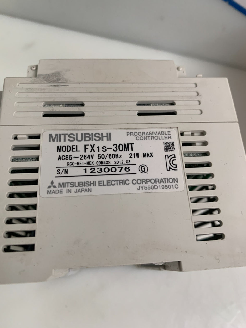 MITSUBISHI PROGRAMALABLE CONTROLLER MELSEC FX1S-30MT