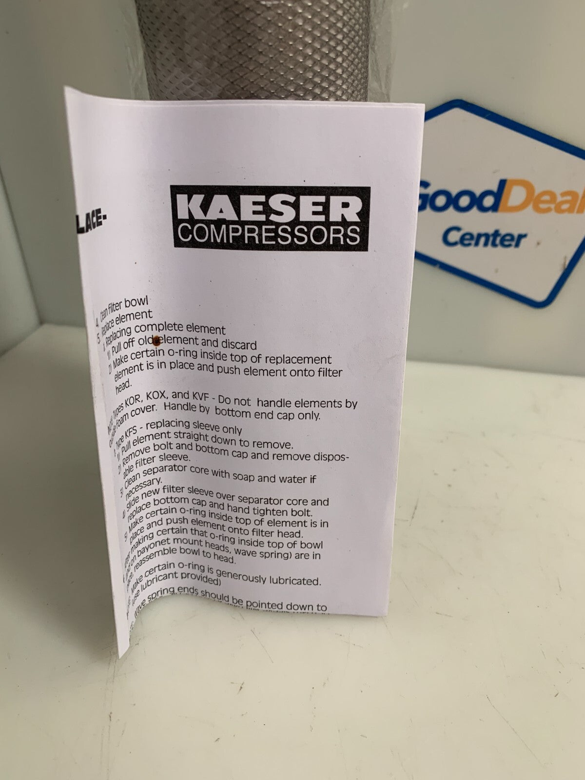 KAESER COMPRESSOR FILTER #3223225