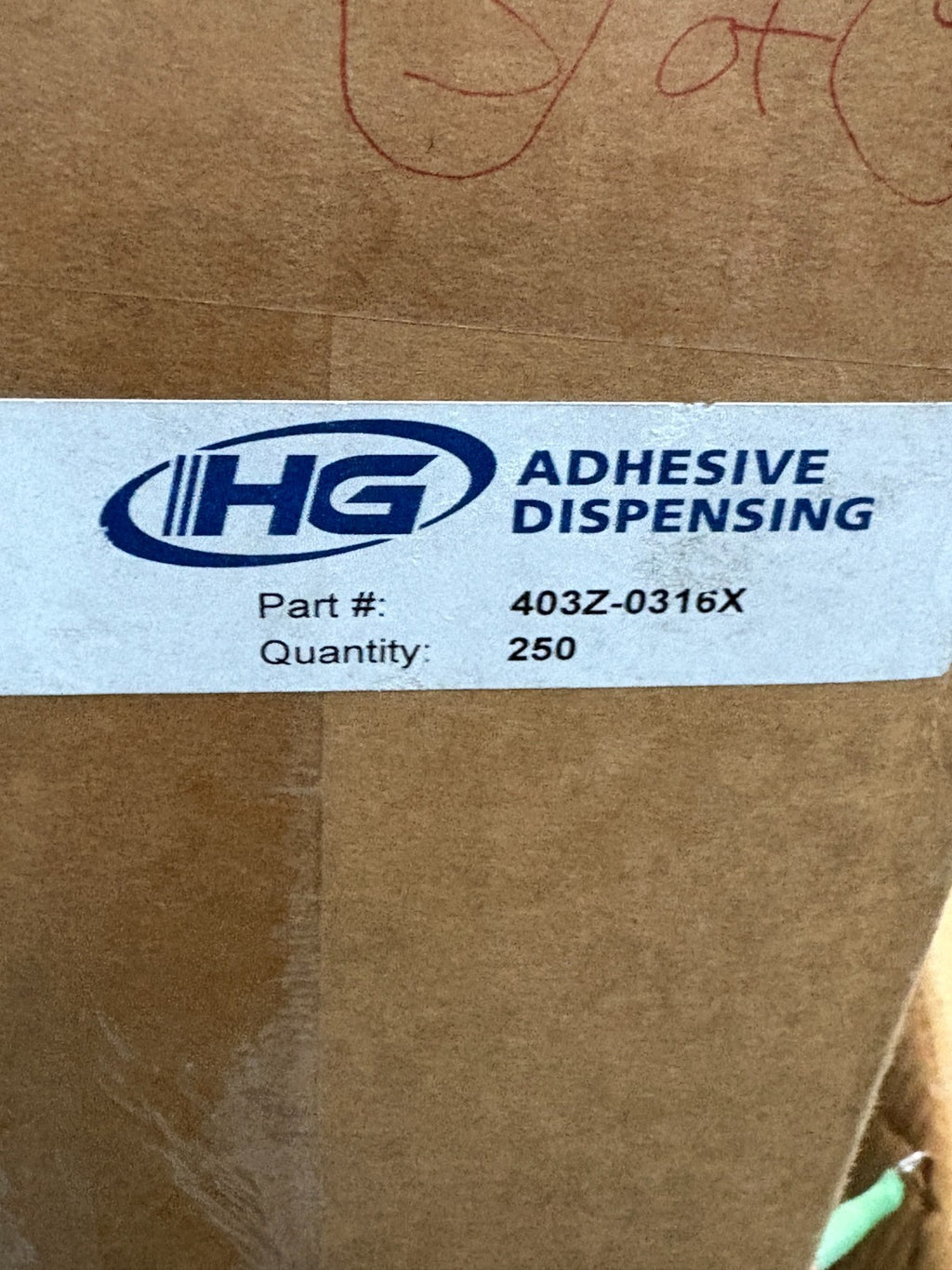 HG APPLIED ADHESIVE DISPENSING NOZZLE 16 1/2 LONG 403Z-0316X3