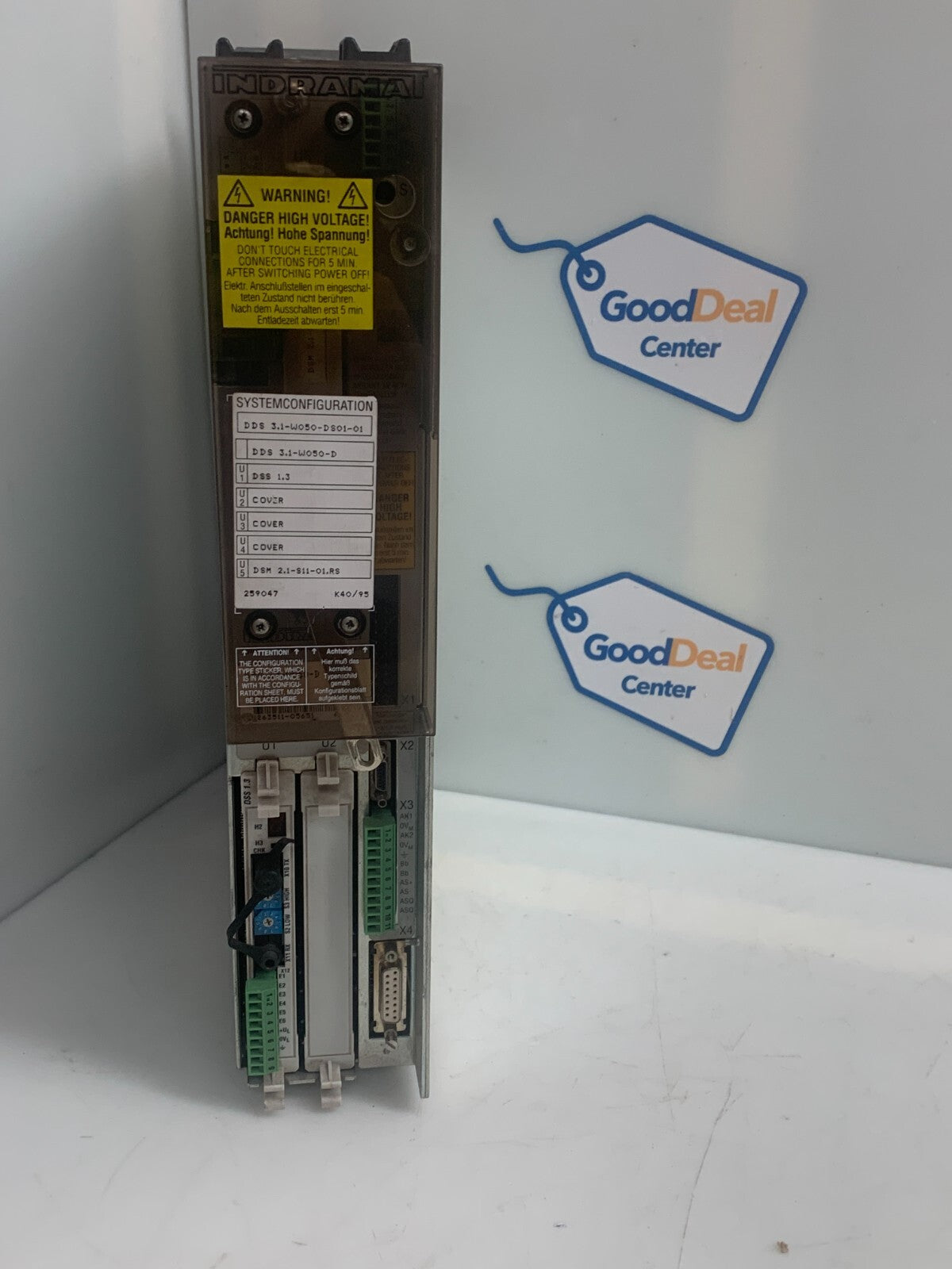 BOSCH / INDRAMAT Ecodrive DDS3.1-W050-D Digital AC-Servo Controller 2590470