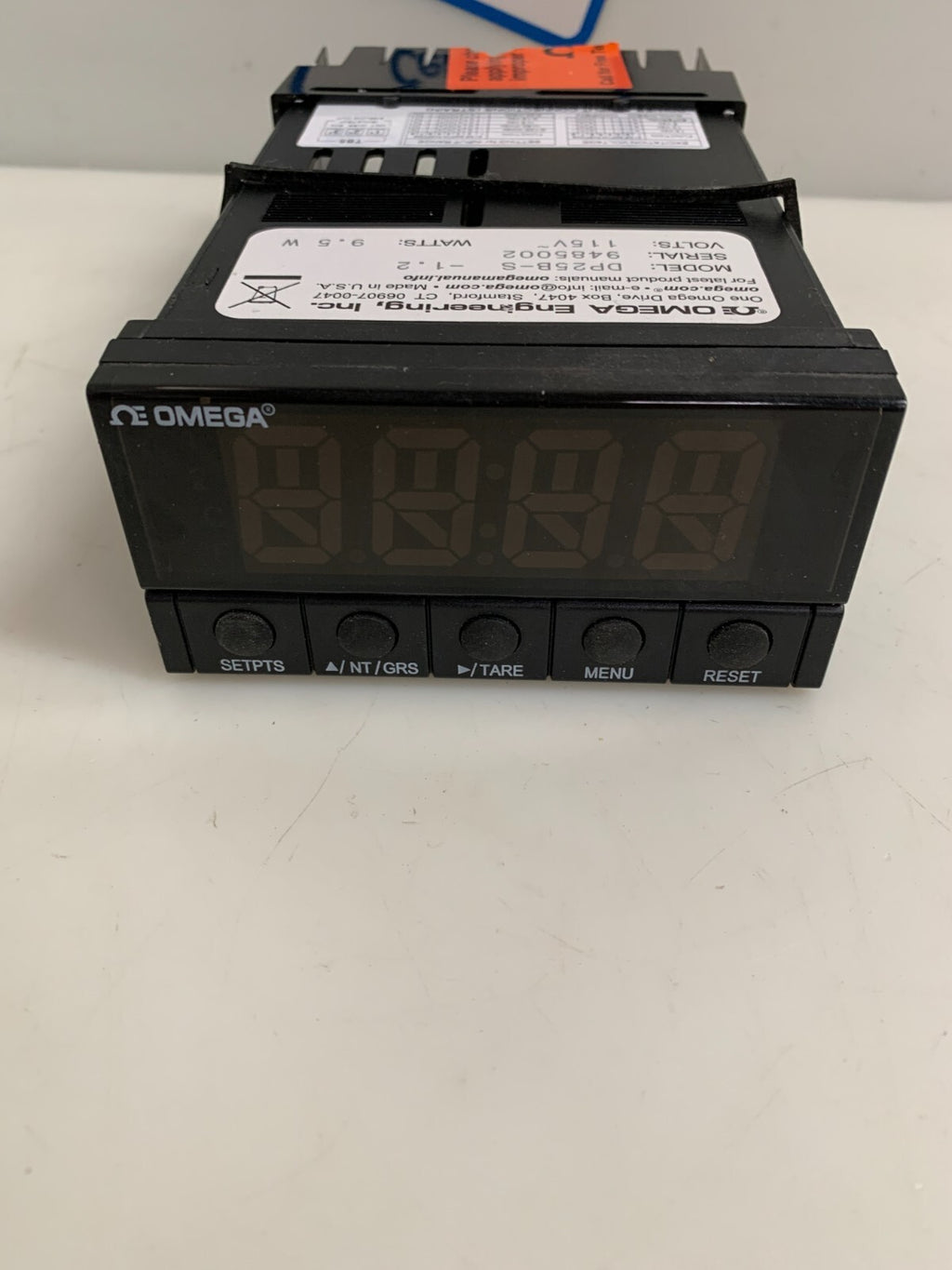 OMEGA STRAIN GAUGE PANEL METER DP25B-S-1.21