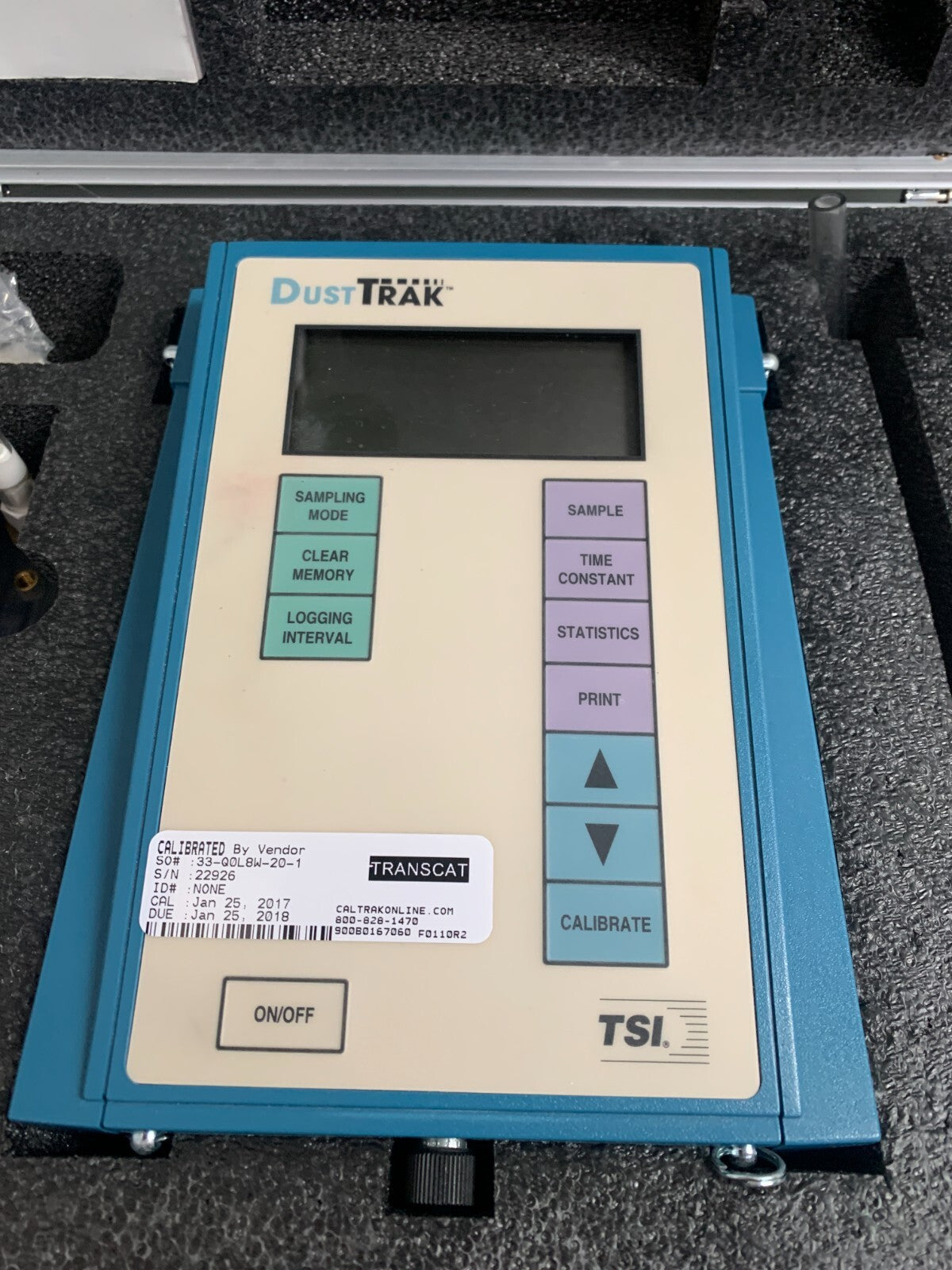 TSL DUST TRAK AEROSOL MONITOR MODEL 8520 LIKE NEW AND COMPLETE IN CASE
