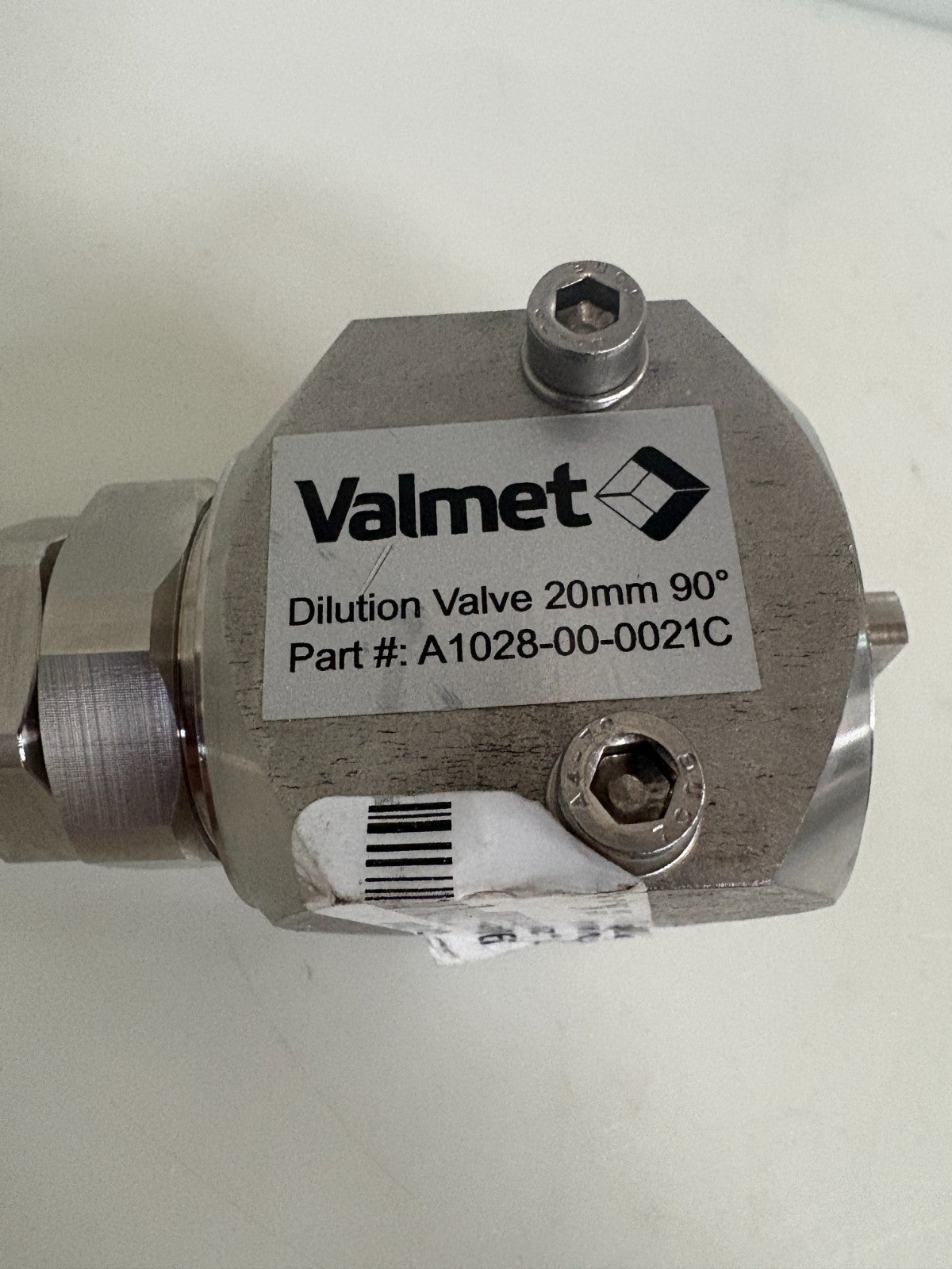 VALMET DILUTION VALVE A 10 28-00-0021C