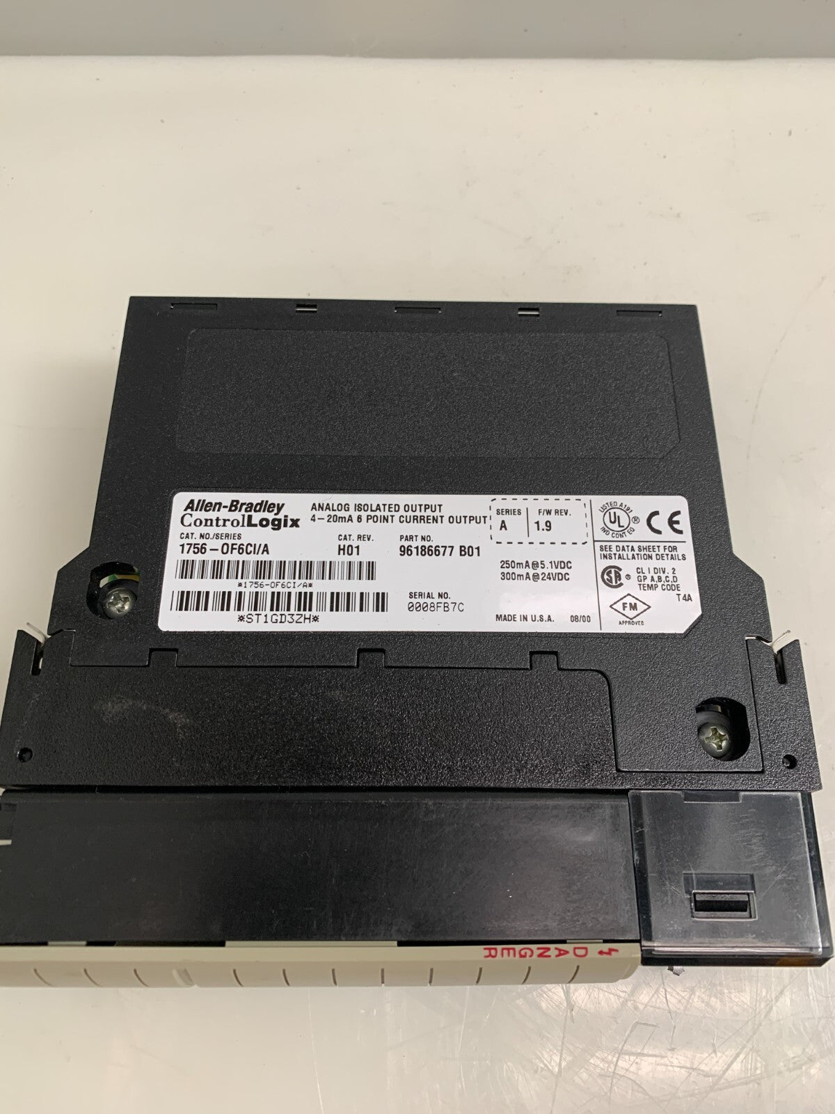 ALLEN BRADLEY / Logix   1756-OF6CI/A  PLC Module  H012
